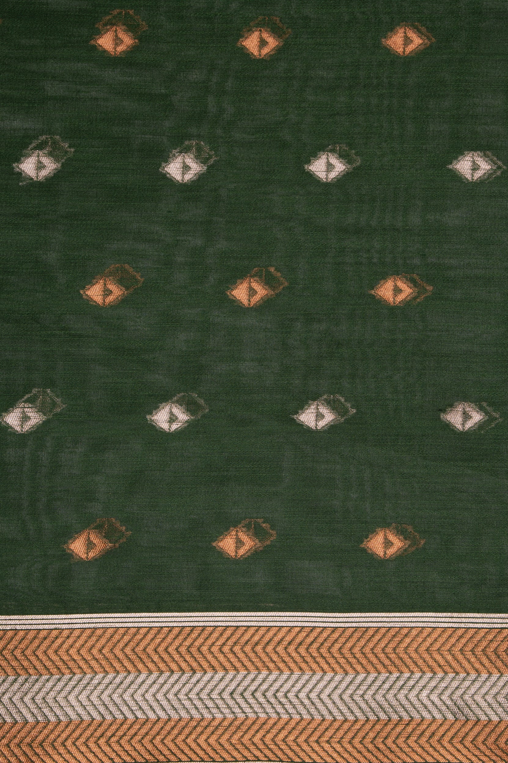 Green Cotton Saree