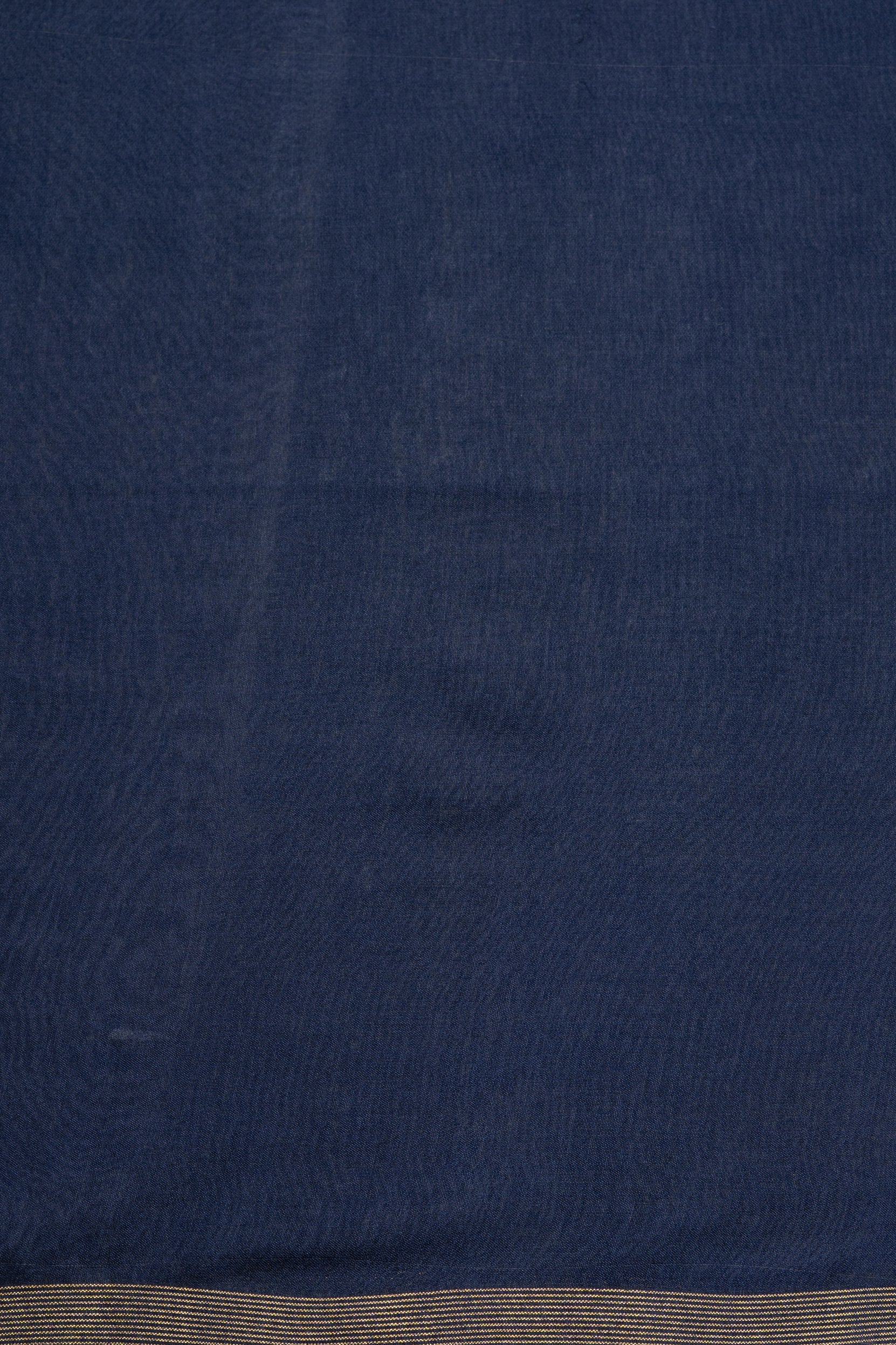 Midnight Blue Cotton Saree