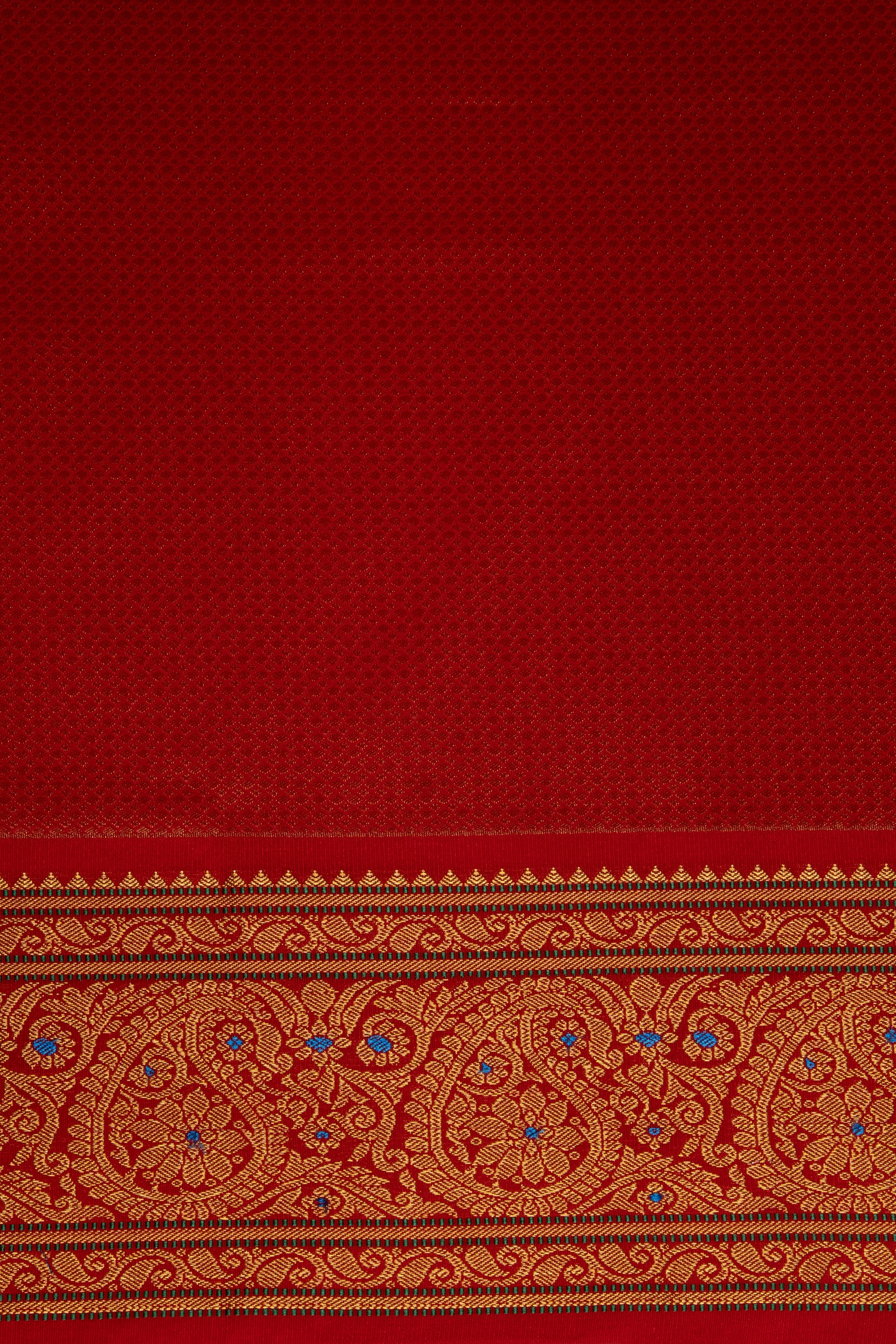 Bottle Green Apurva Silk Paithani Saree