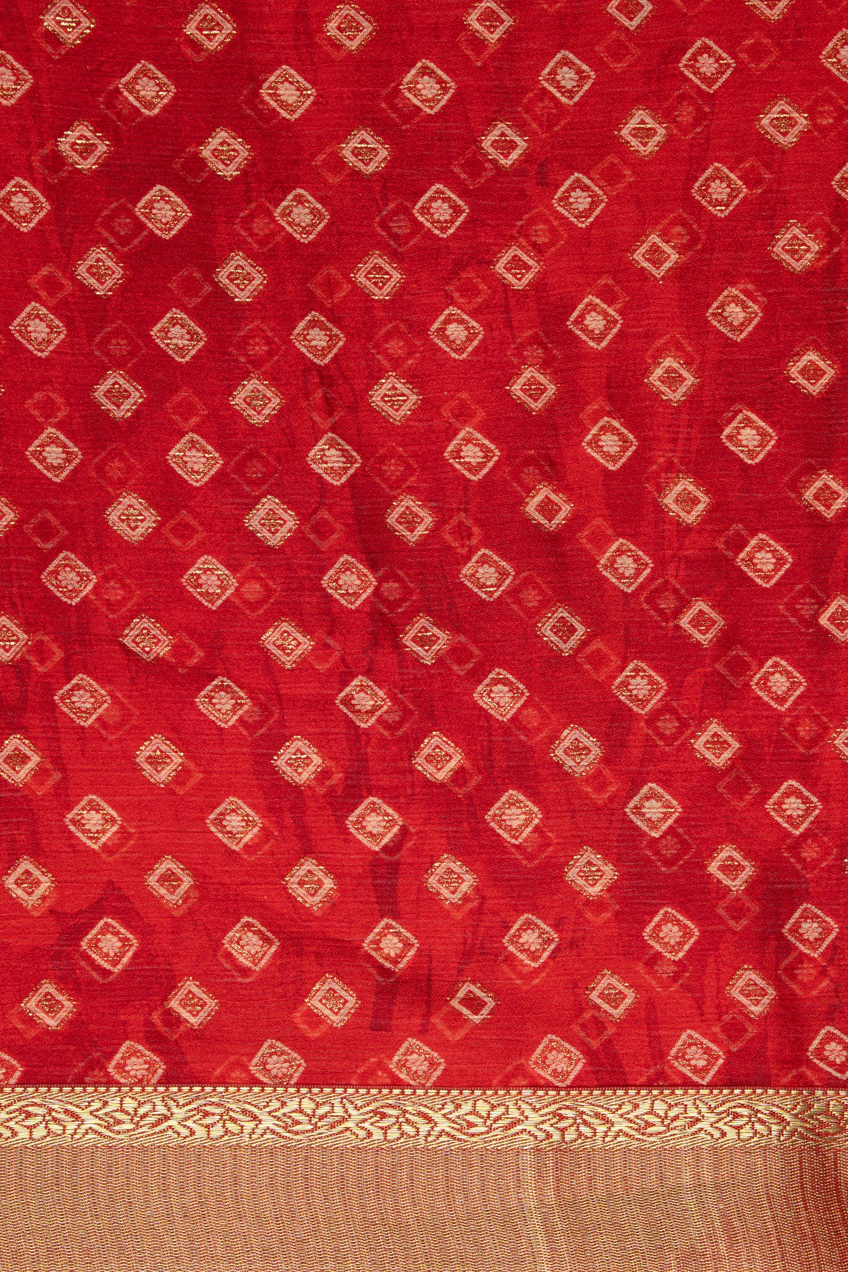 Red Georgette Saree