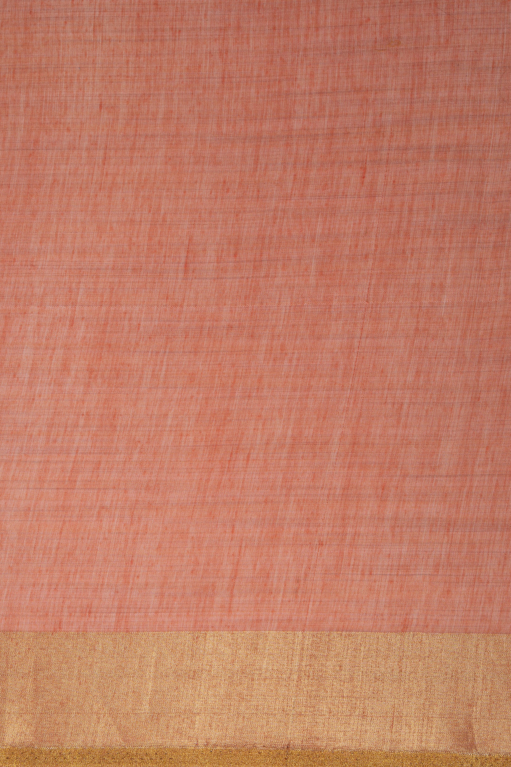 Rust Tussar Silk Saree