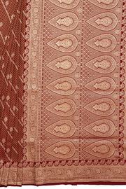 Red Katan Silk Banarasi Brocade Saree