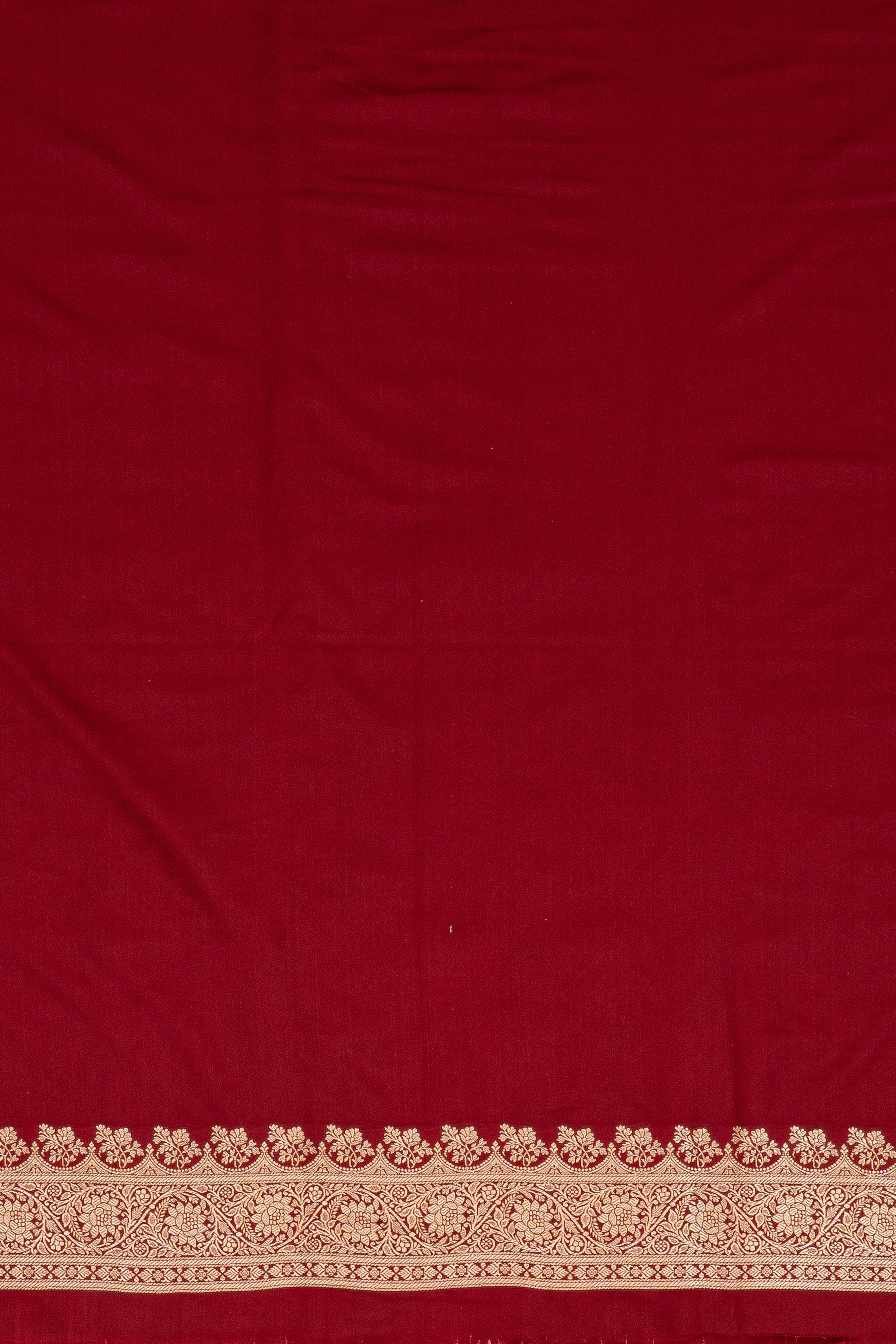 Red Katan Silk Banarasi Brocade Saree