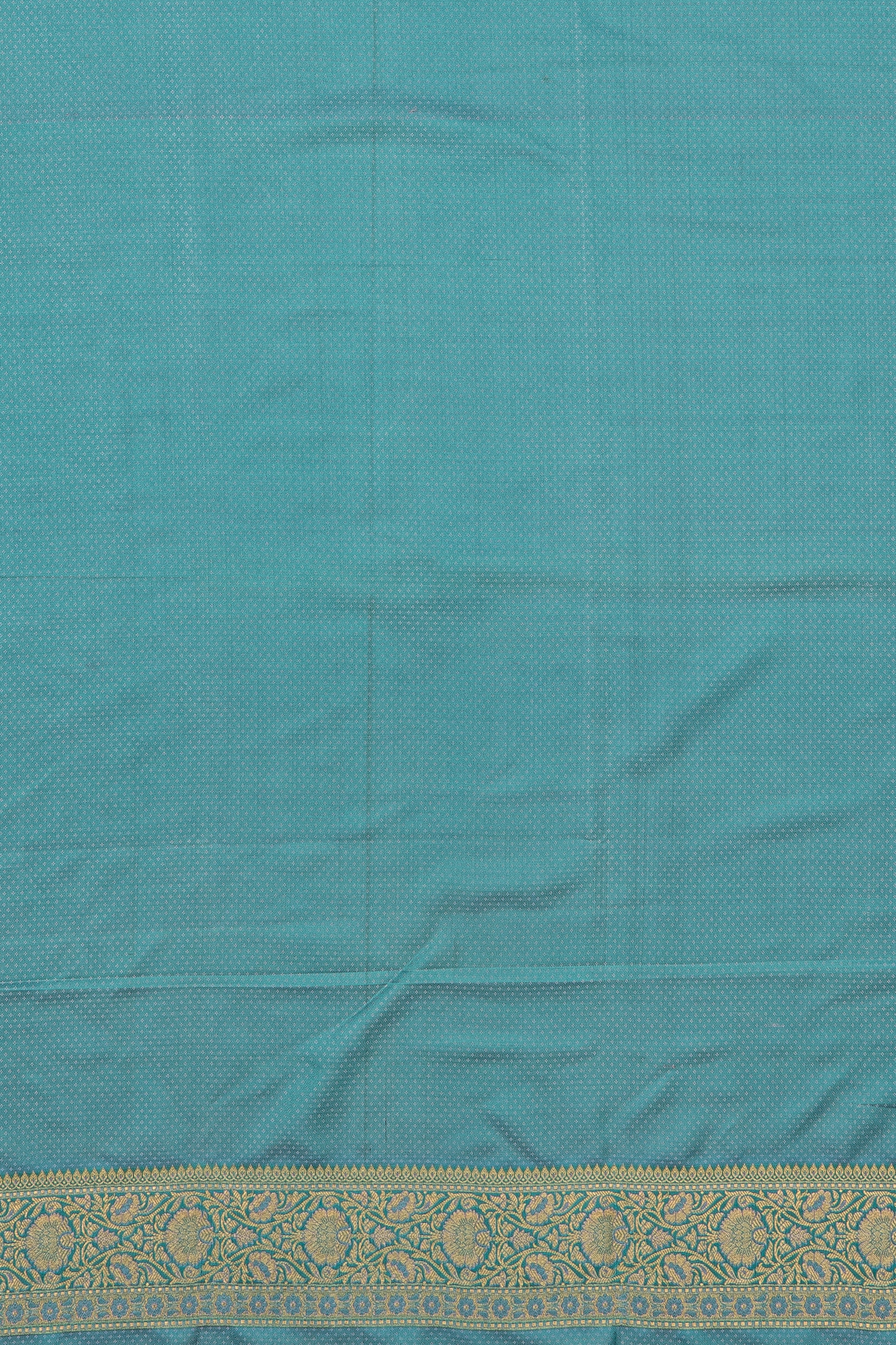 Sea Green Katan Silk Banarasi Saree with Jamawar motifs