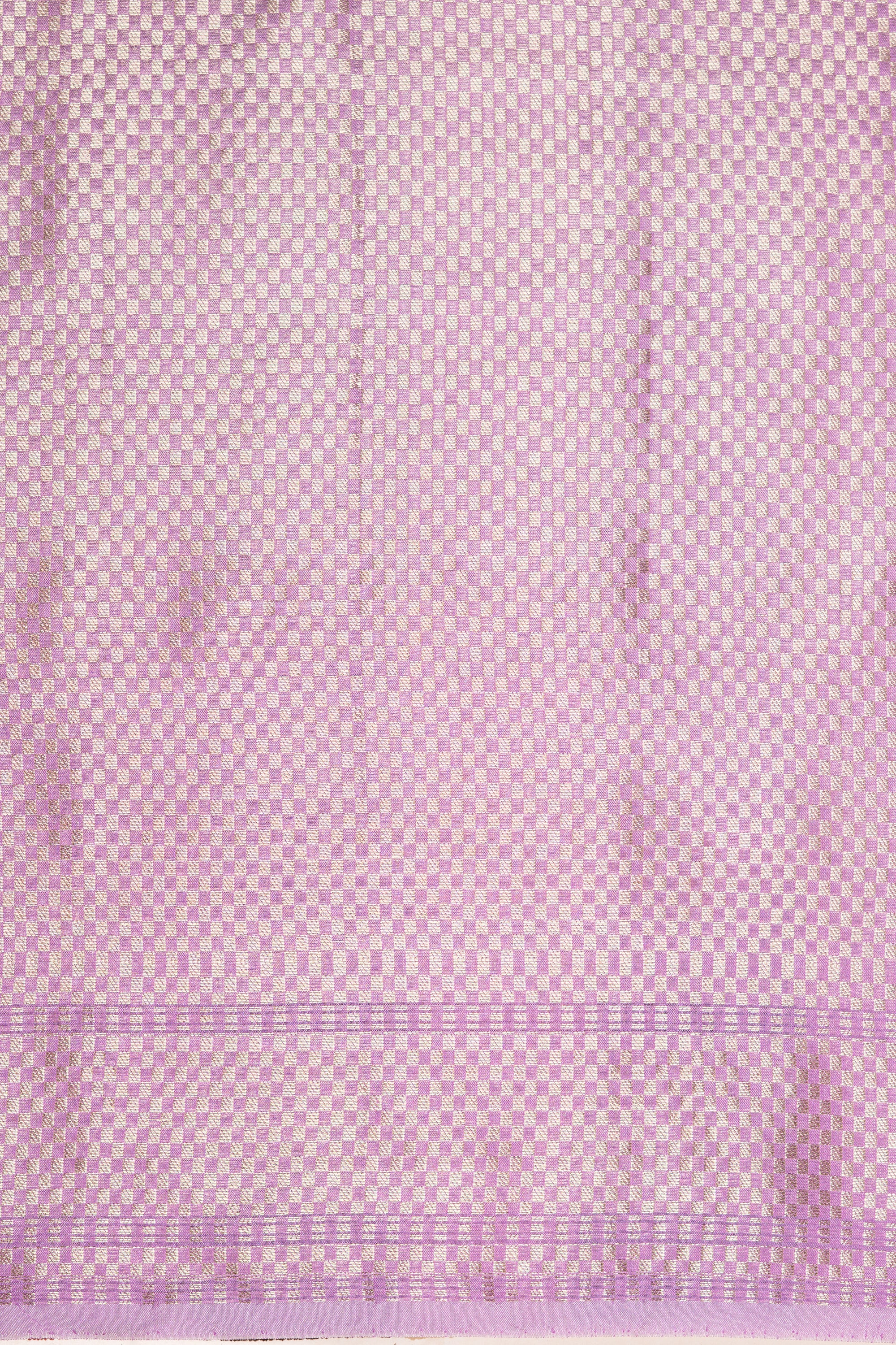 Pastel Purple Katan Silk Banarasi Saree