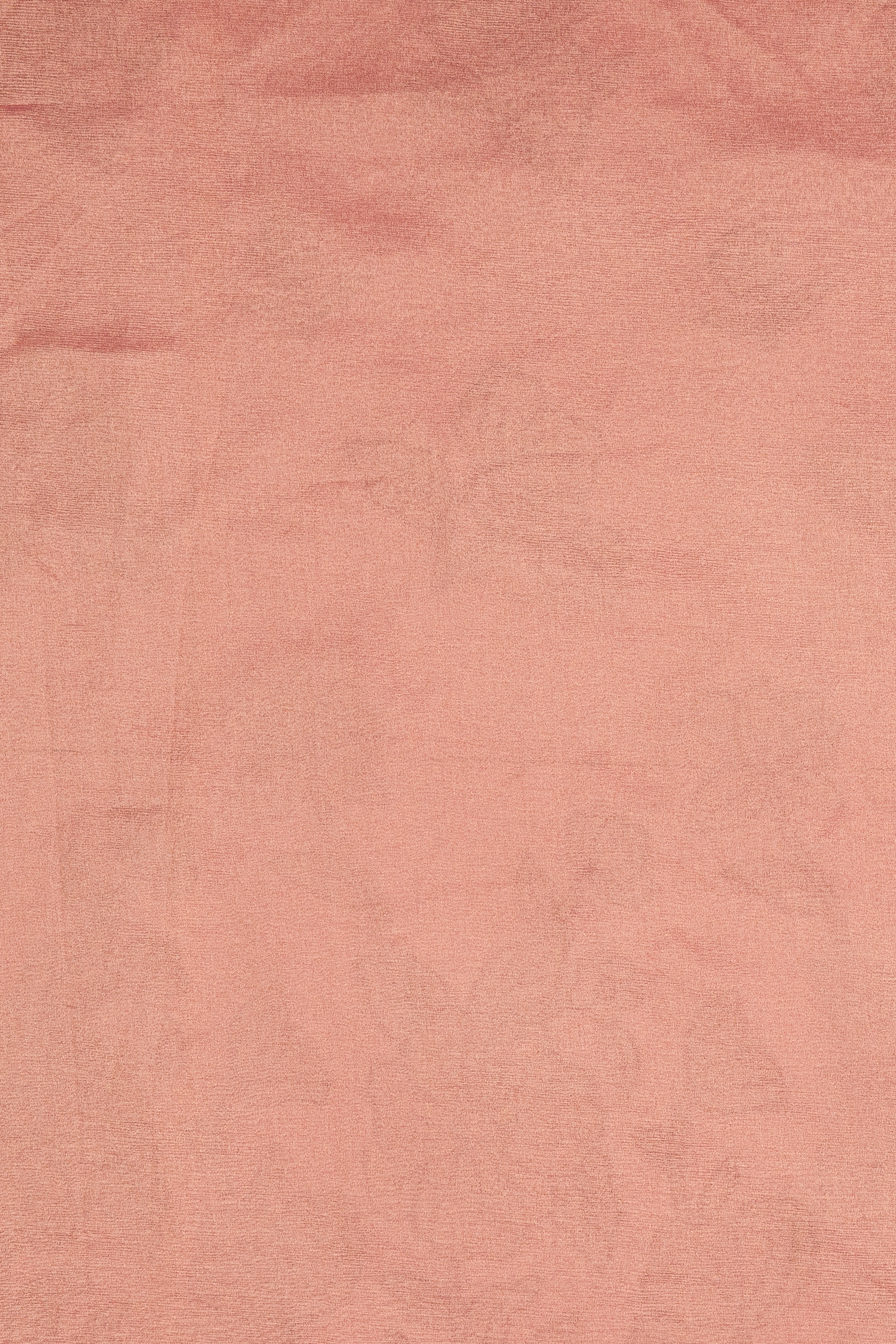 Rose Gold Organza Saree with Floral patchwork
