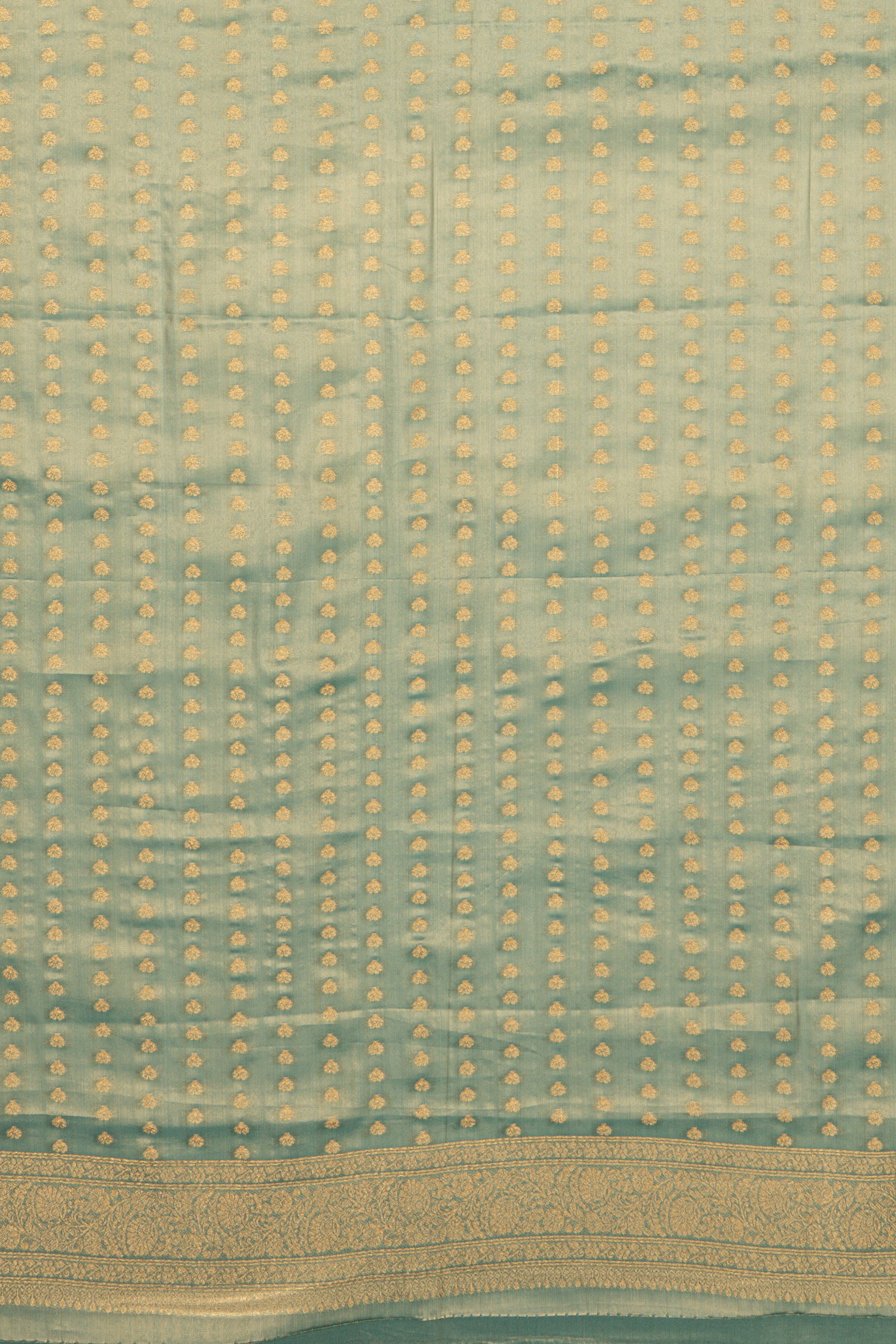 Pastel Blue Tissue Silk Kanjivaram Saree