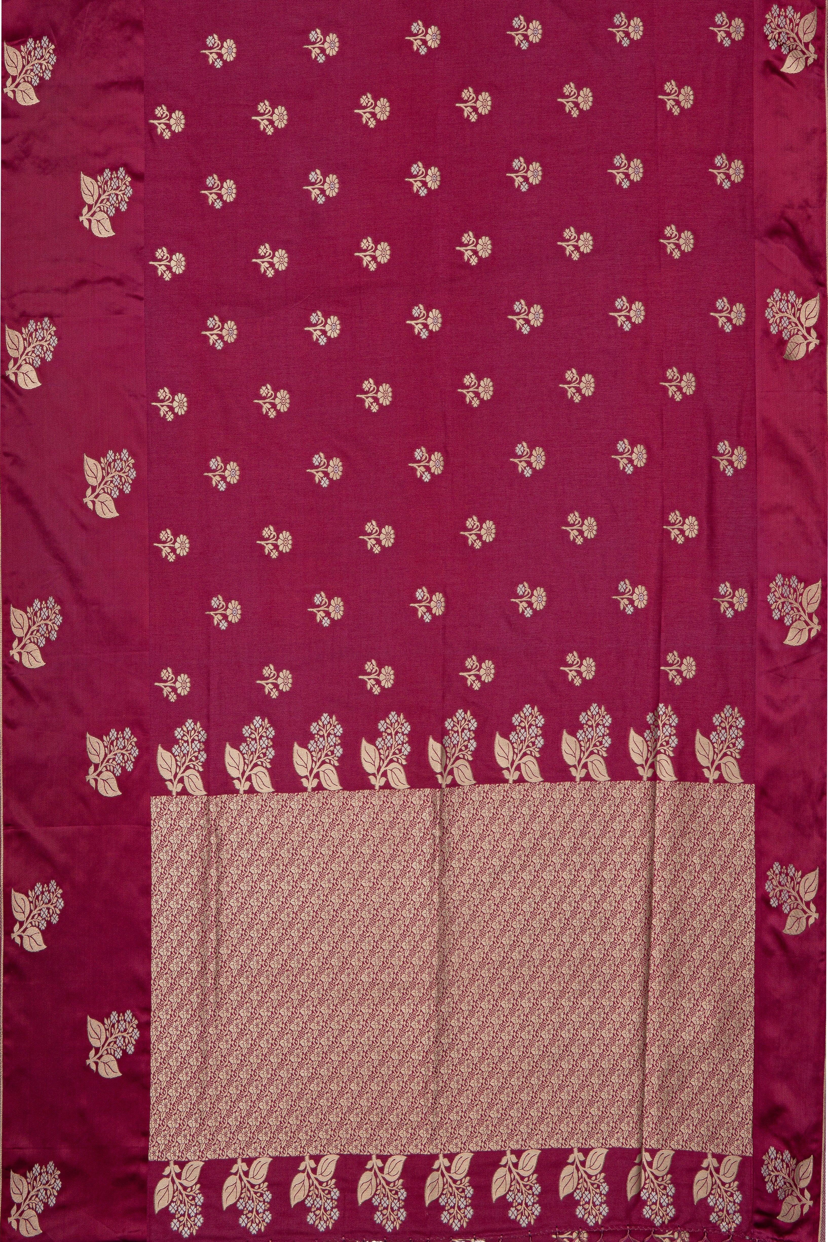 Wine Dola Silk Saree with a Soft Silk border