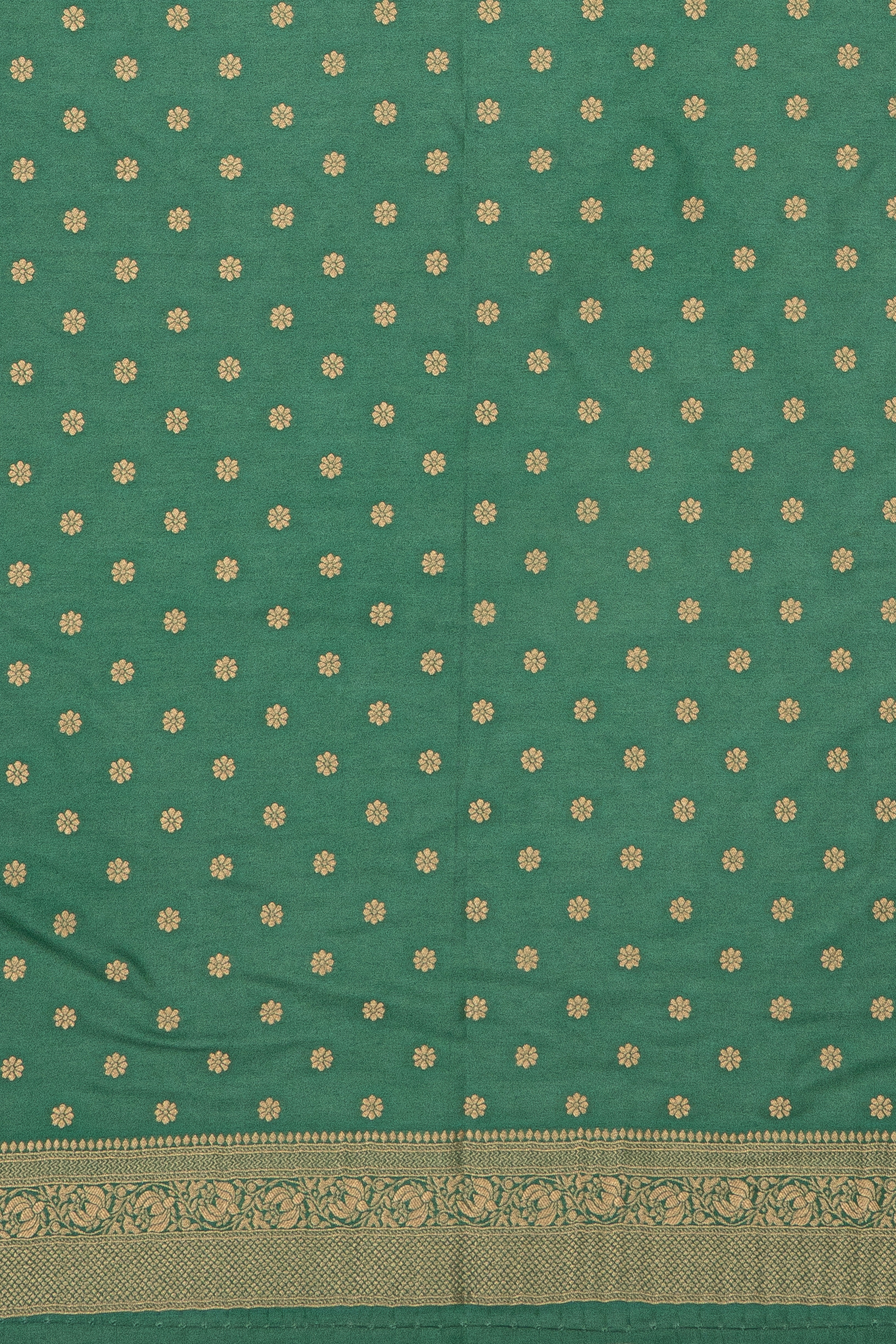 Green Dola Silk Banarasi Saree