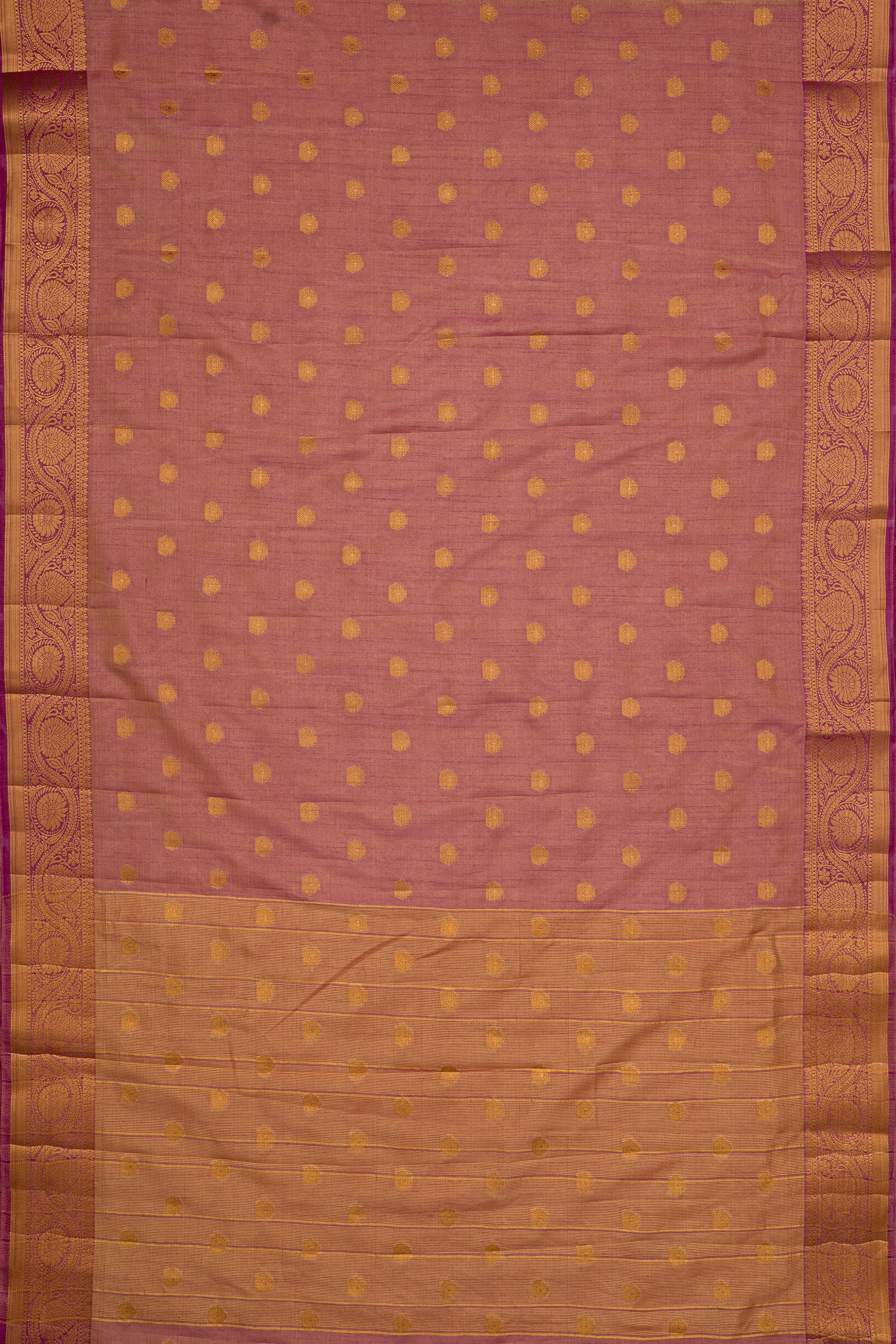 Pastel Purple Raw Silk Saree