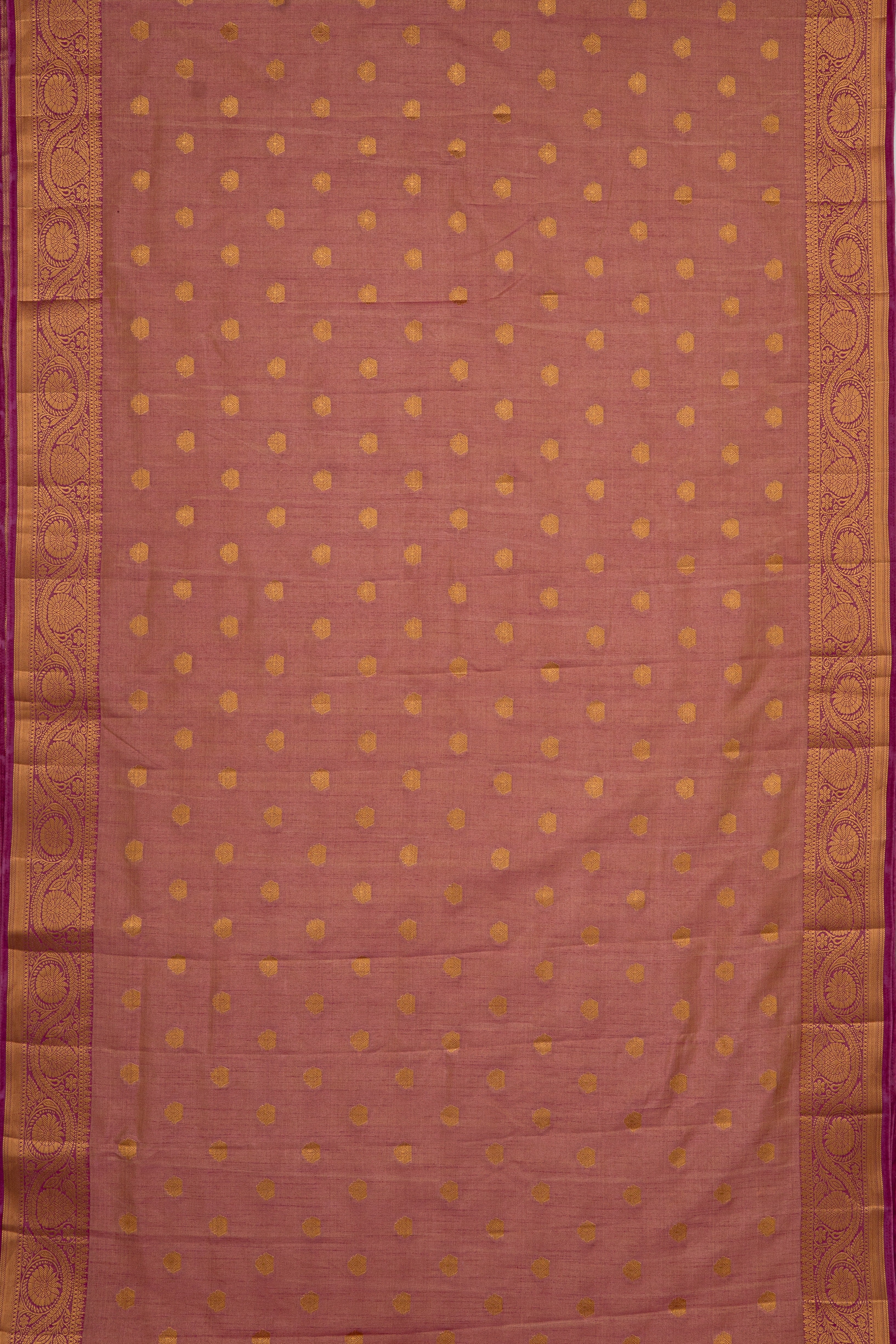 Pastel Purple Raw Silk Saree