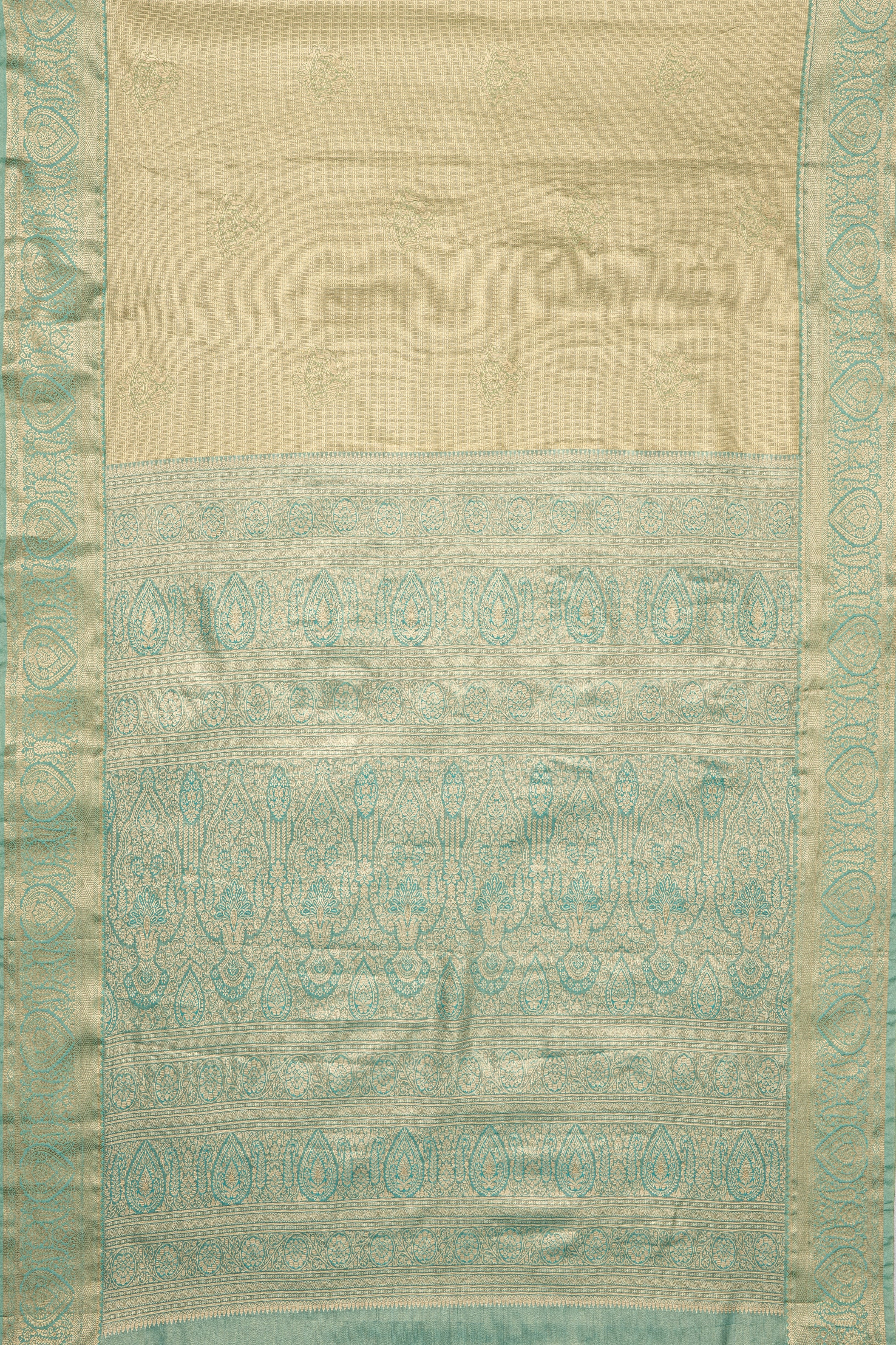 Pastel Green Tissue Silk Saree
