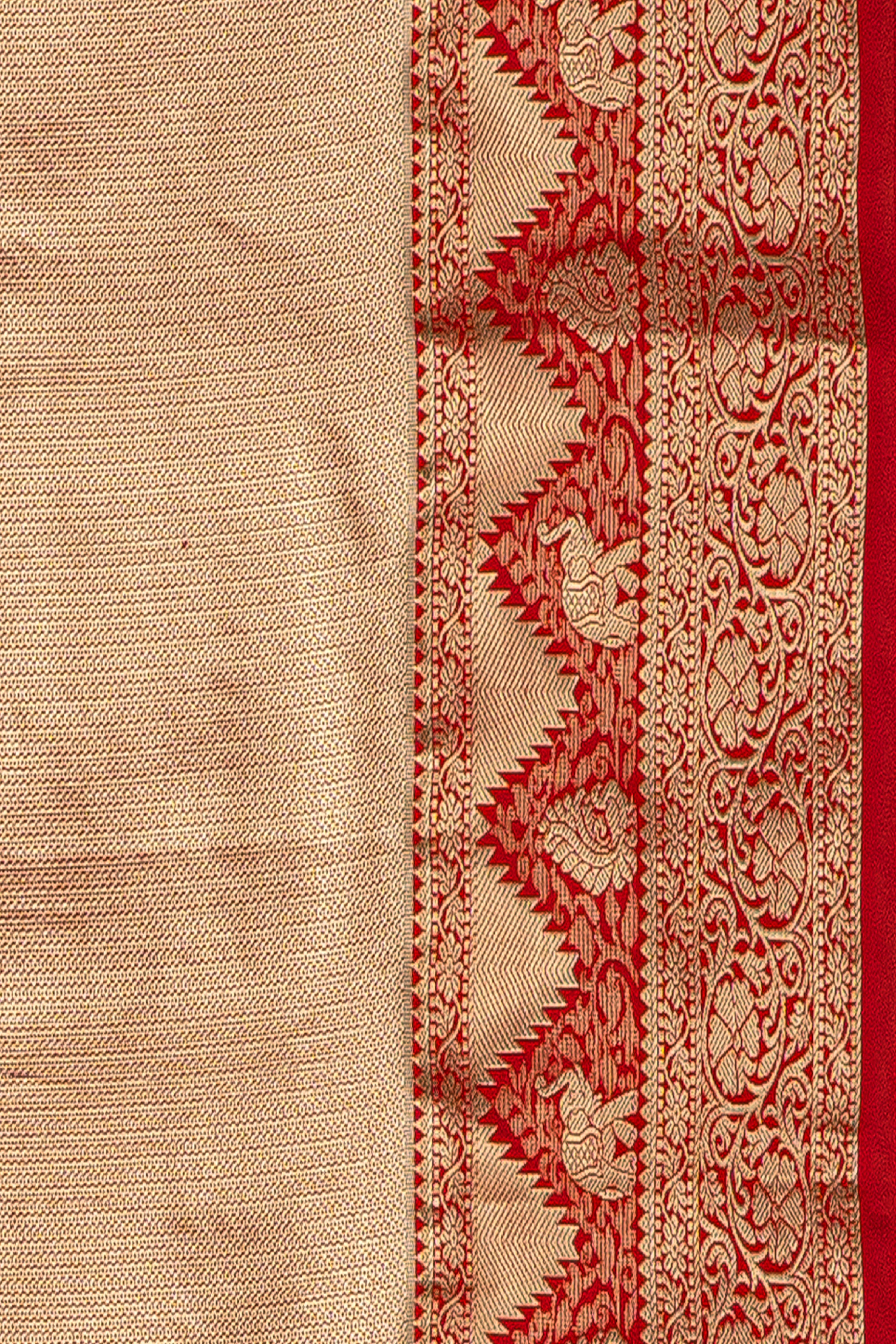Orange Tissue Silk Saree