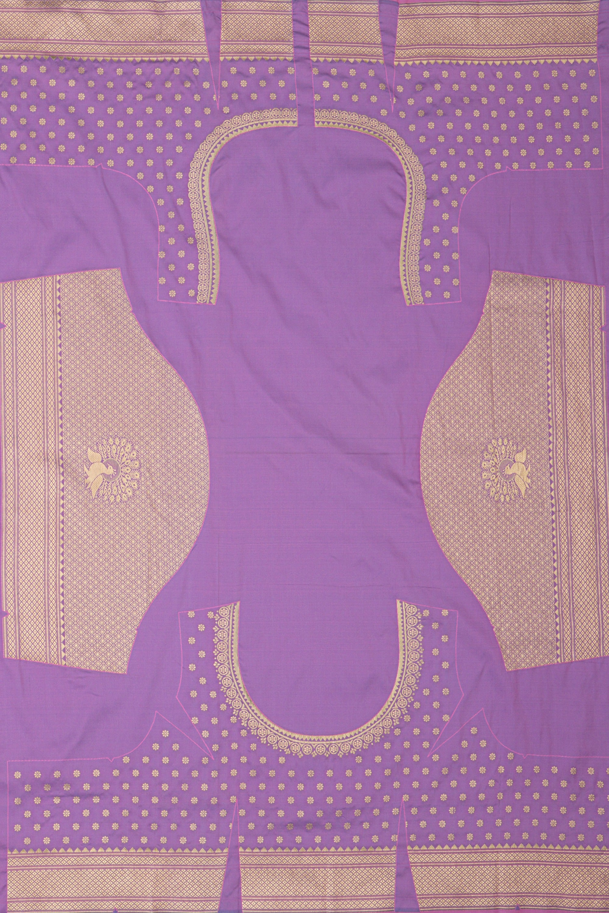 Purple Katan Silk Paithani Saree with Irkal border