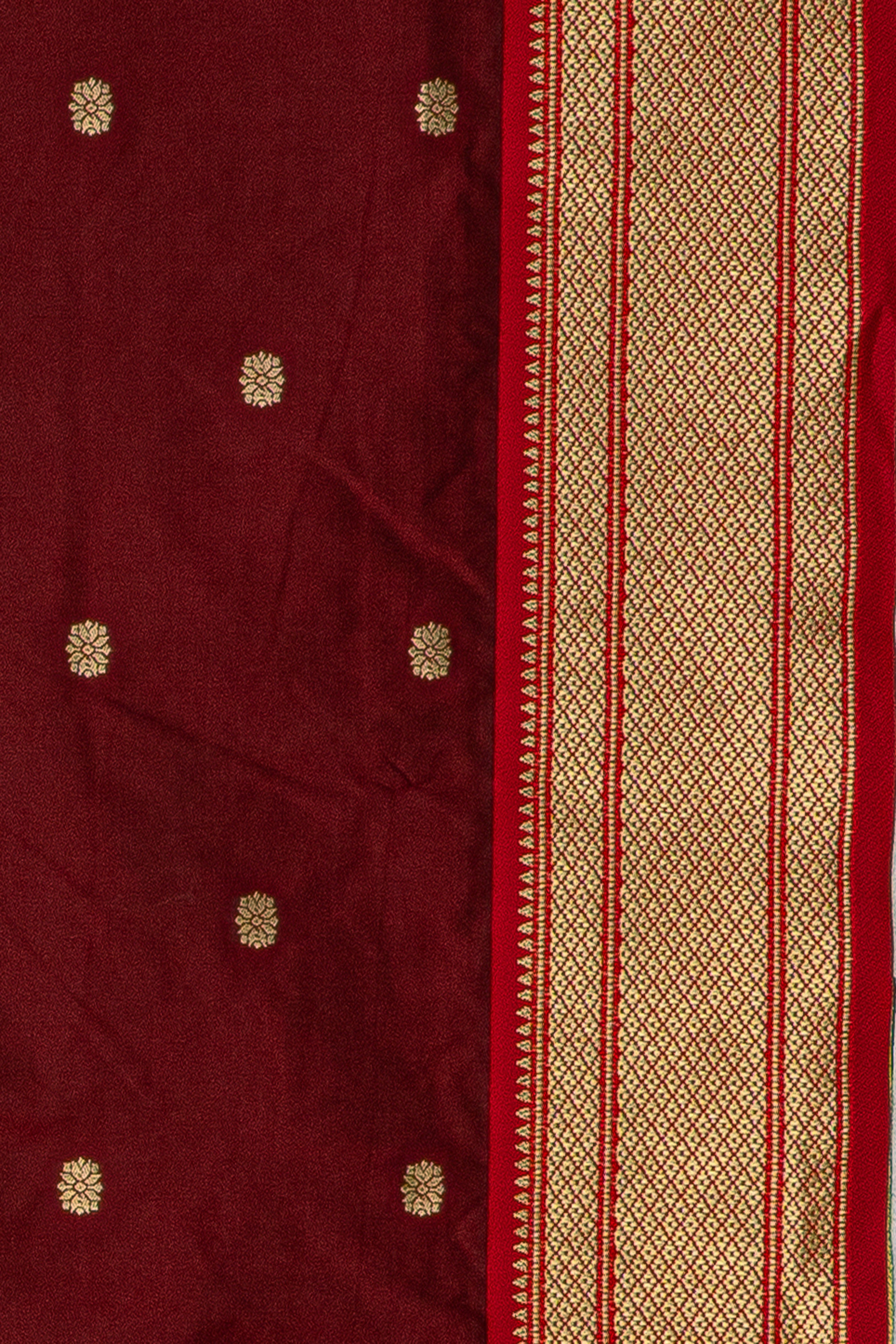 Maroon Apurva Silk Paithani Saree