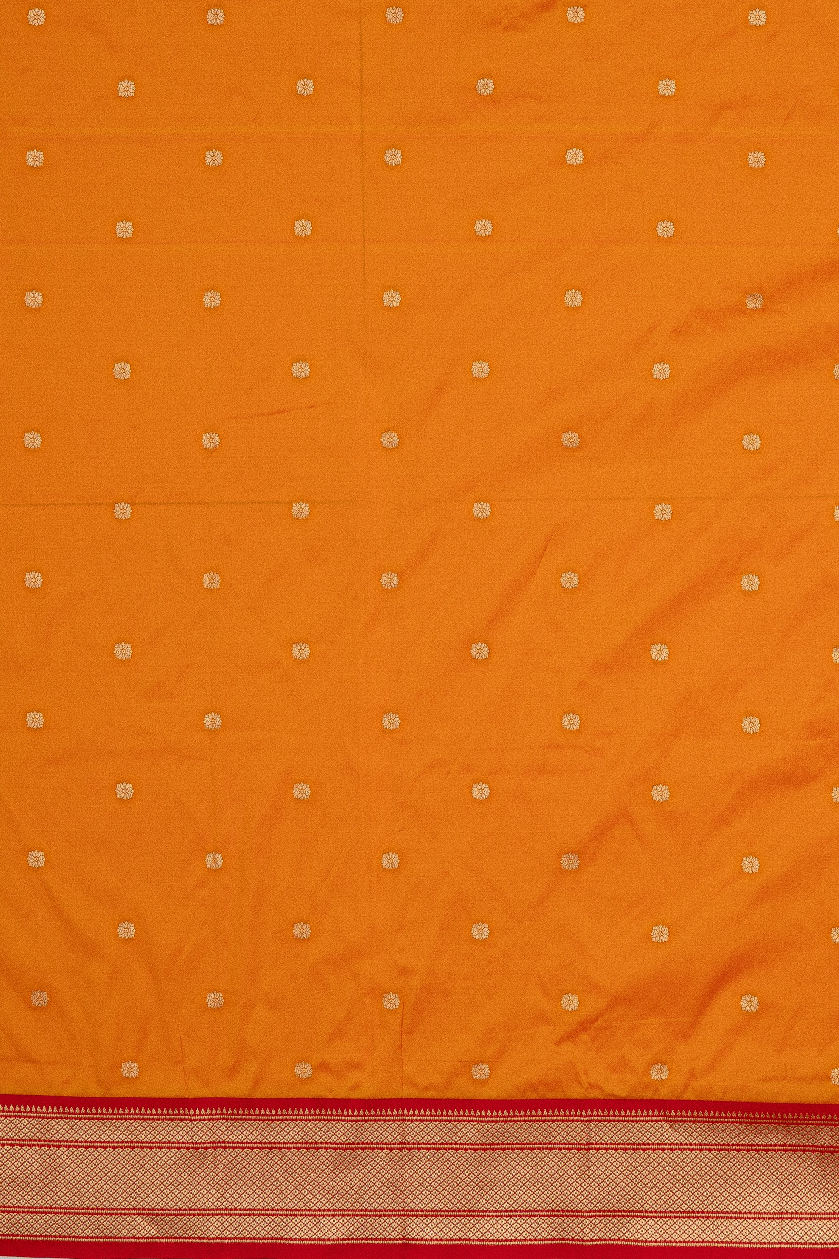 Orange Apurva Silk Paithani Saree
