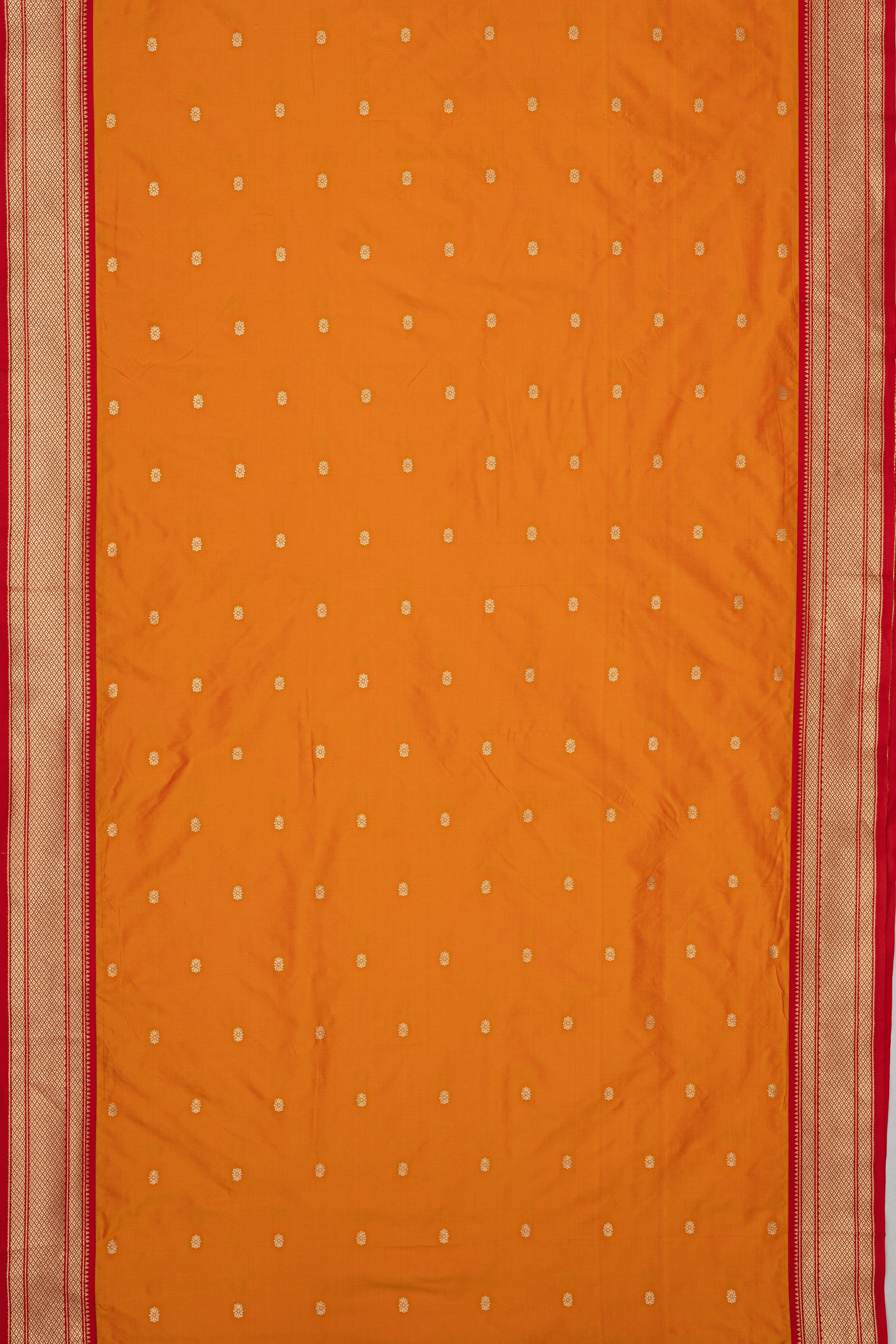 Orange Apurva Silk Paithani Saree