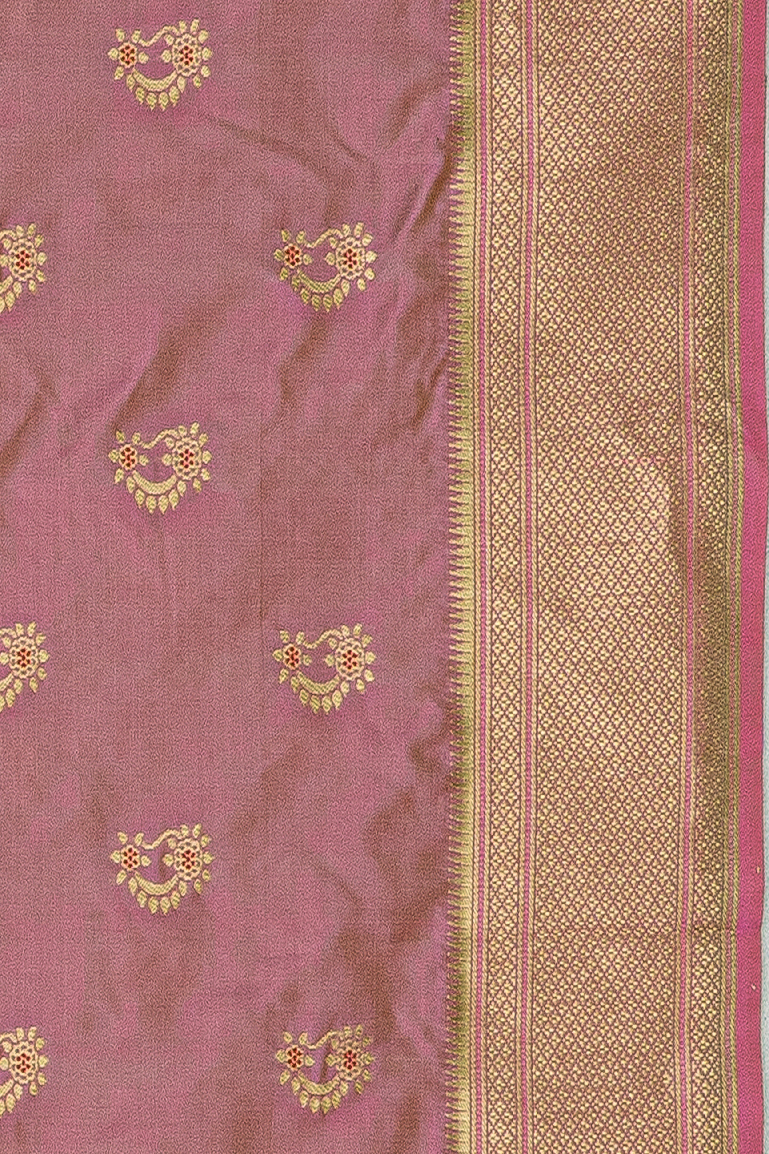 Pastel Purple Apurva Silk Nath Paithani Saree