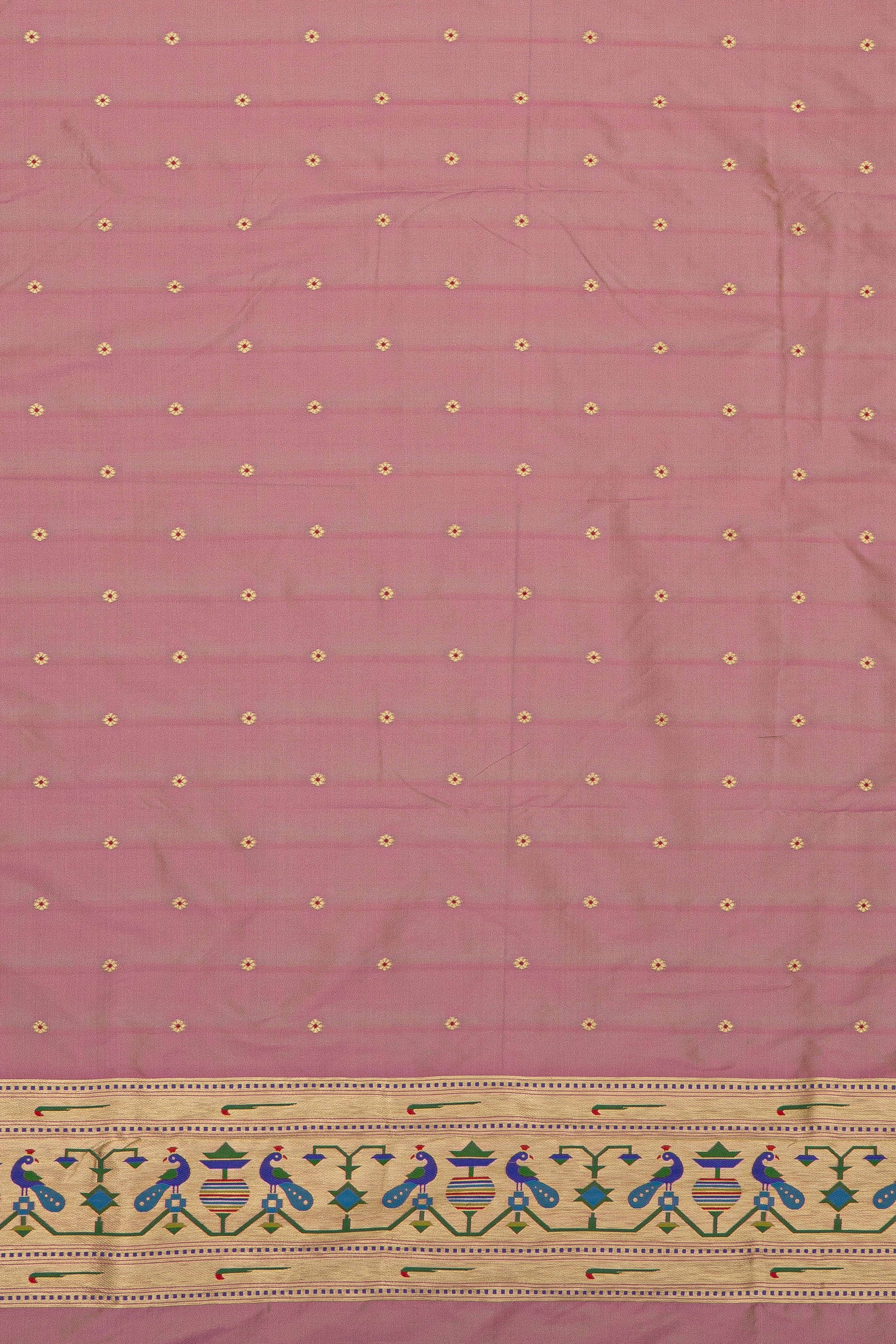 Pastel Purple Apurva Silk Nath Paithani Saree