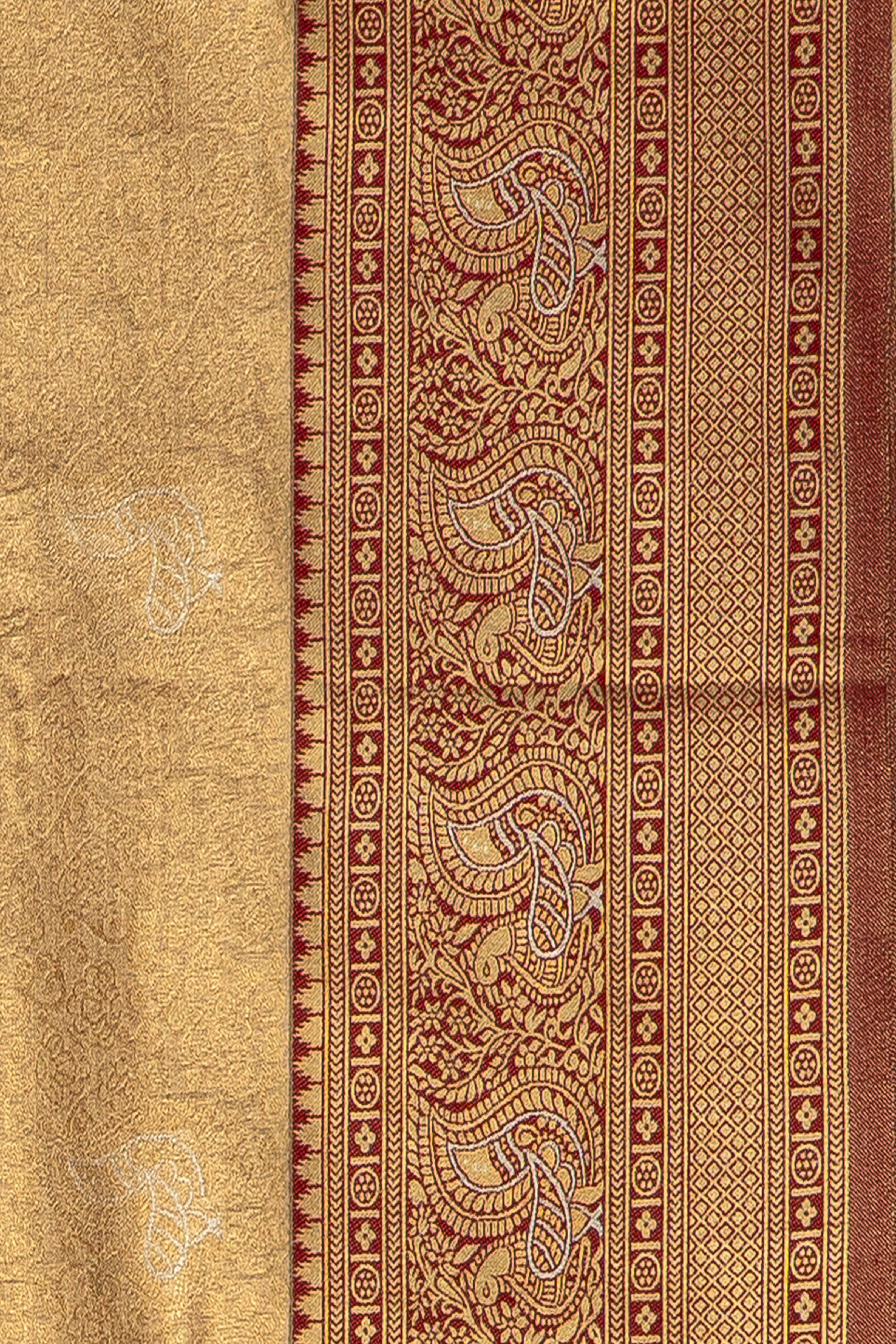 Gold Tissue Silk Kanchi Brocade Saree