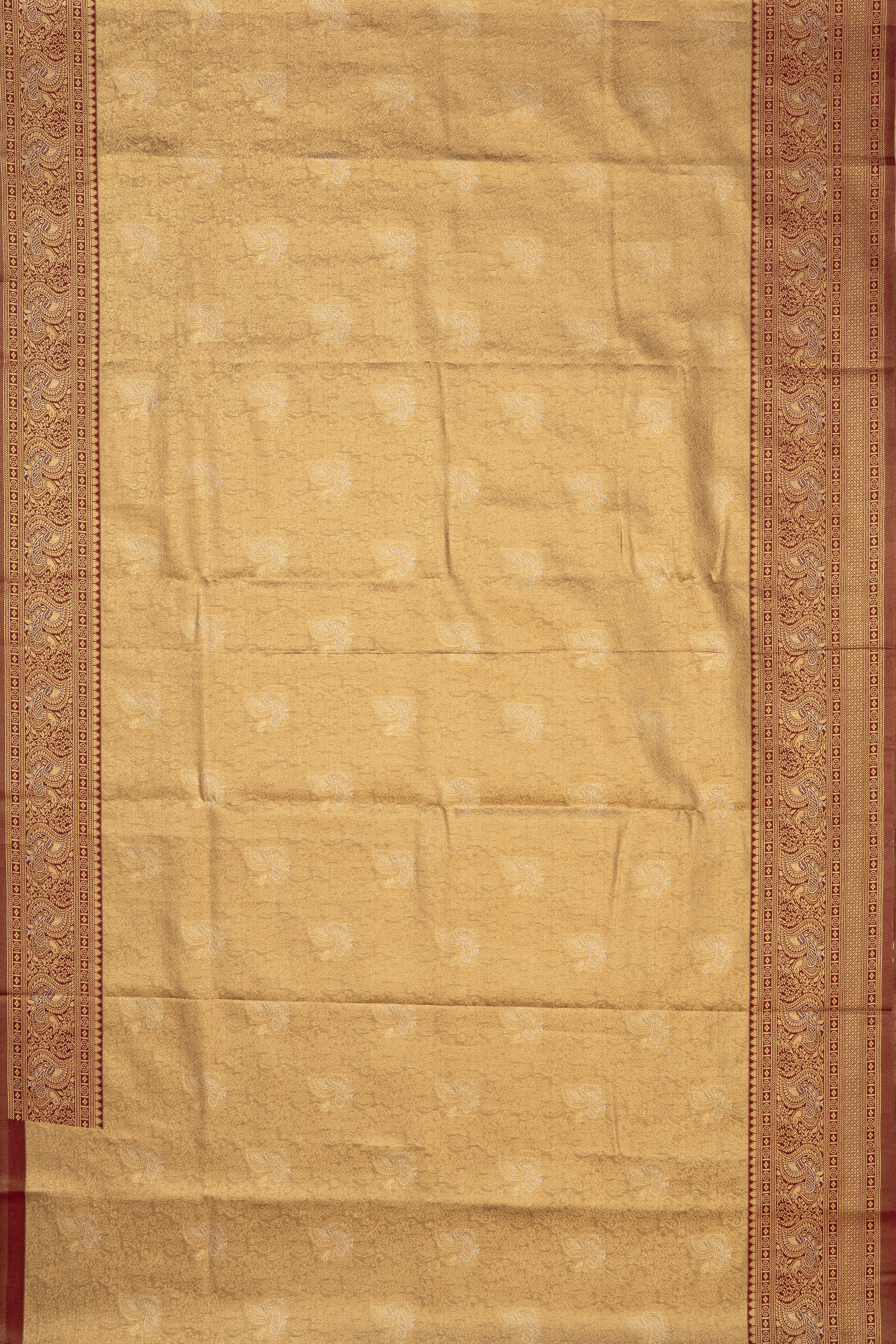 Gold Tissue Silk Kanchi Brocade Saree