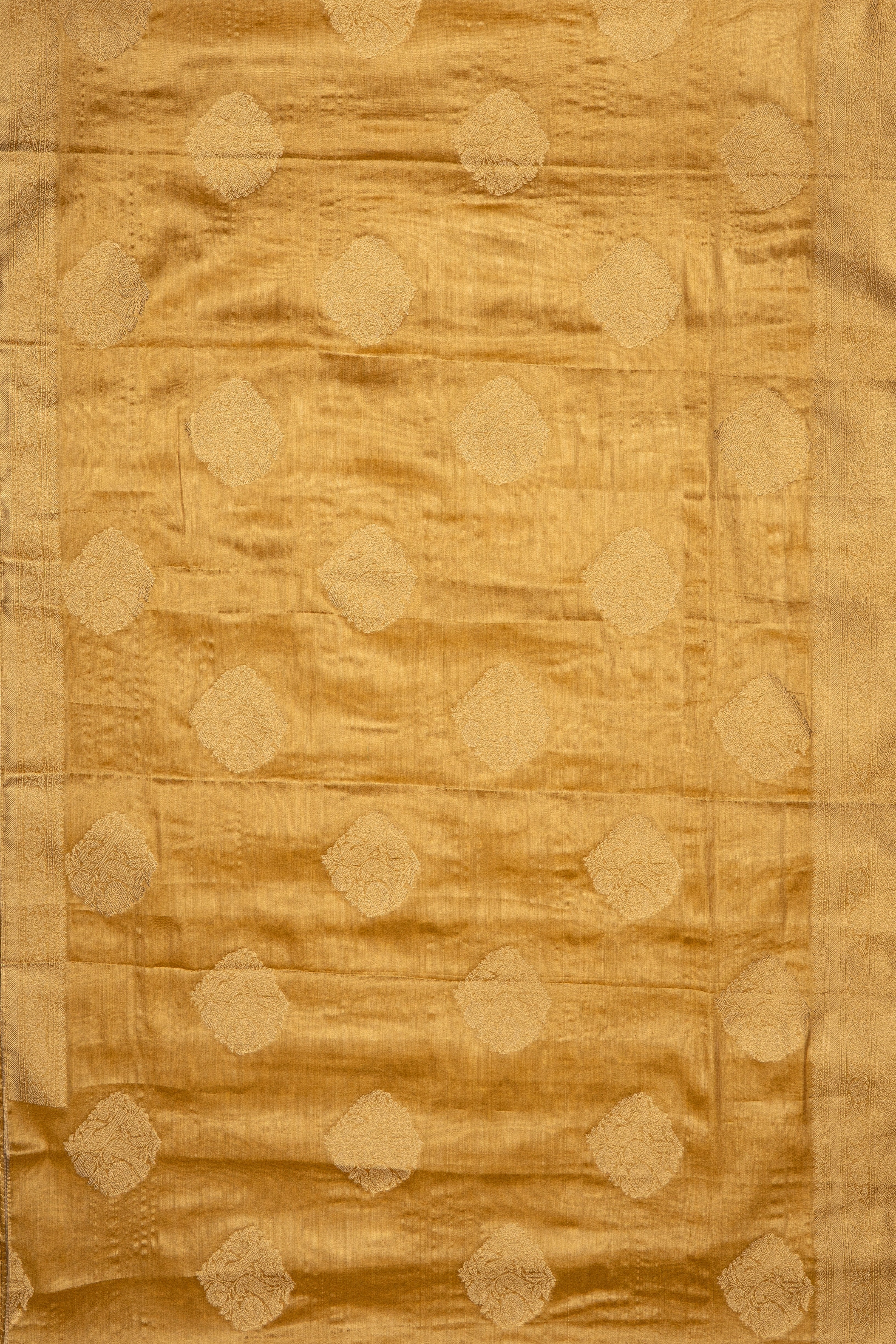Gold Tissue Silk Saree with Zari motifs