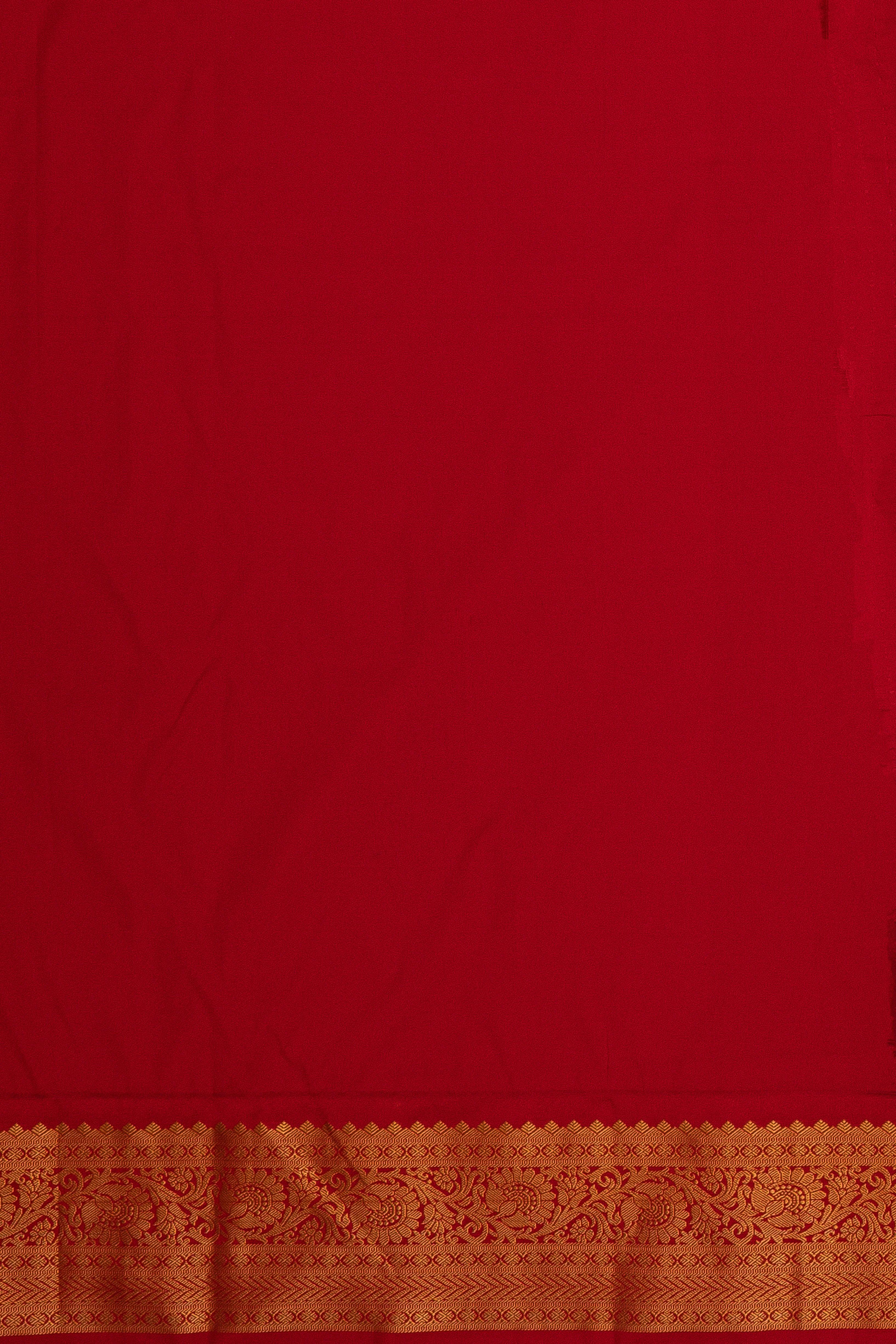 Bottle Green Apurva Silk Paithani Saree with contrast Red border