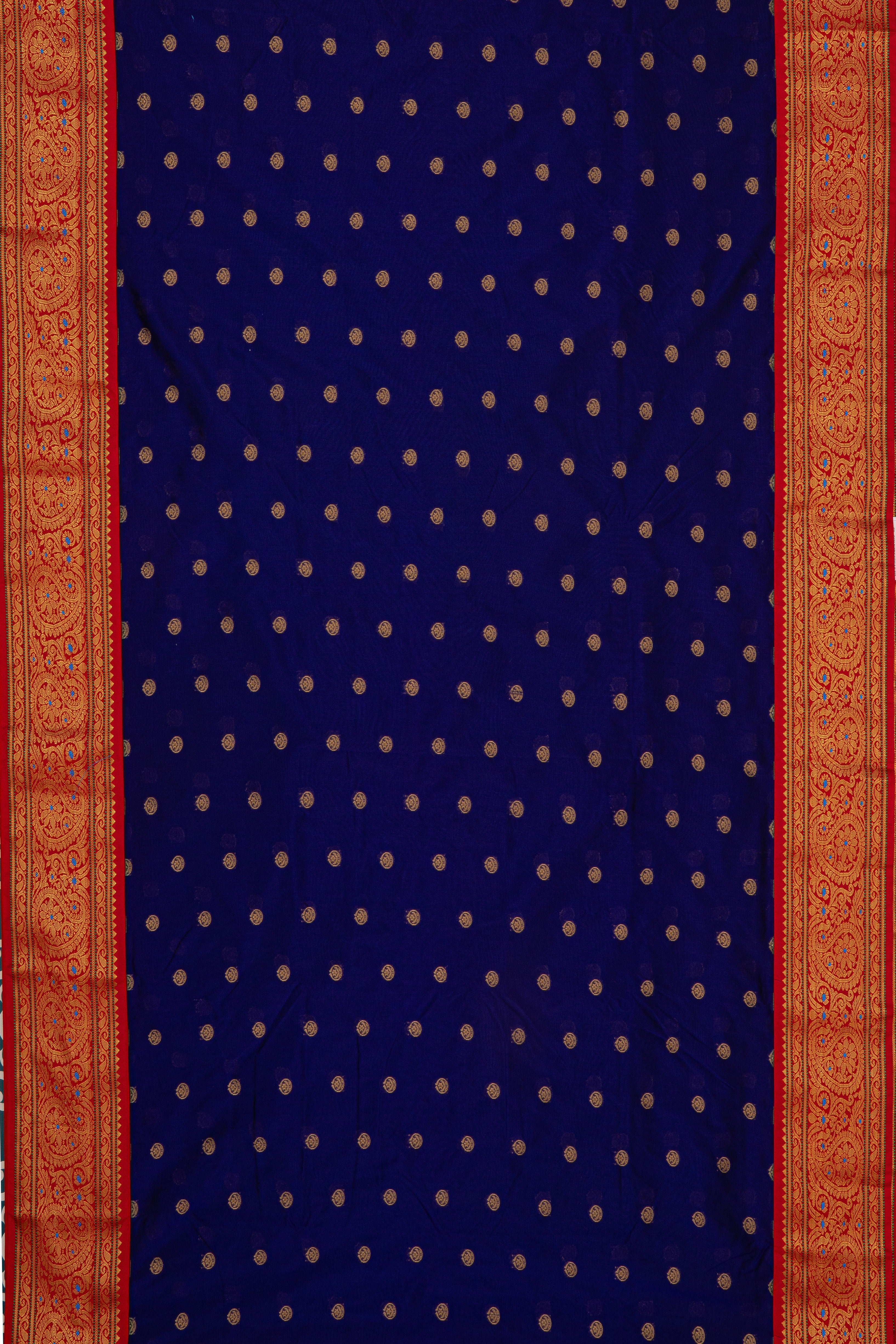 Purple Apurva Silk Paithani Saree with contrast Red border