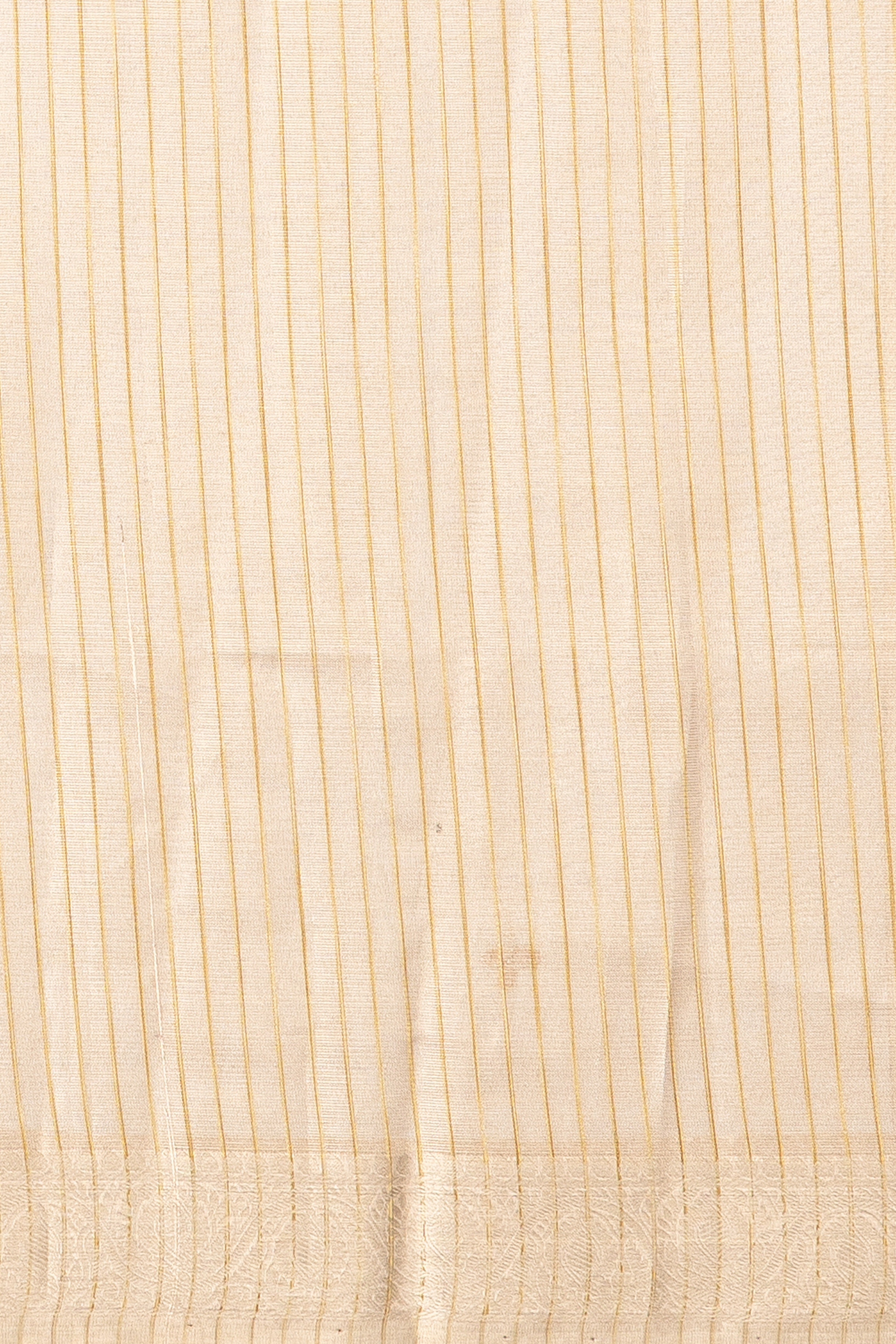 White Gold Tissue Silk Saree with Gota Patti Stonework