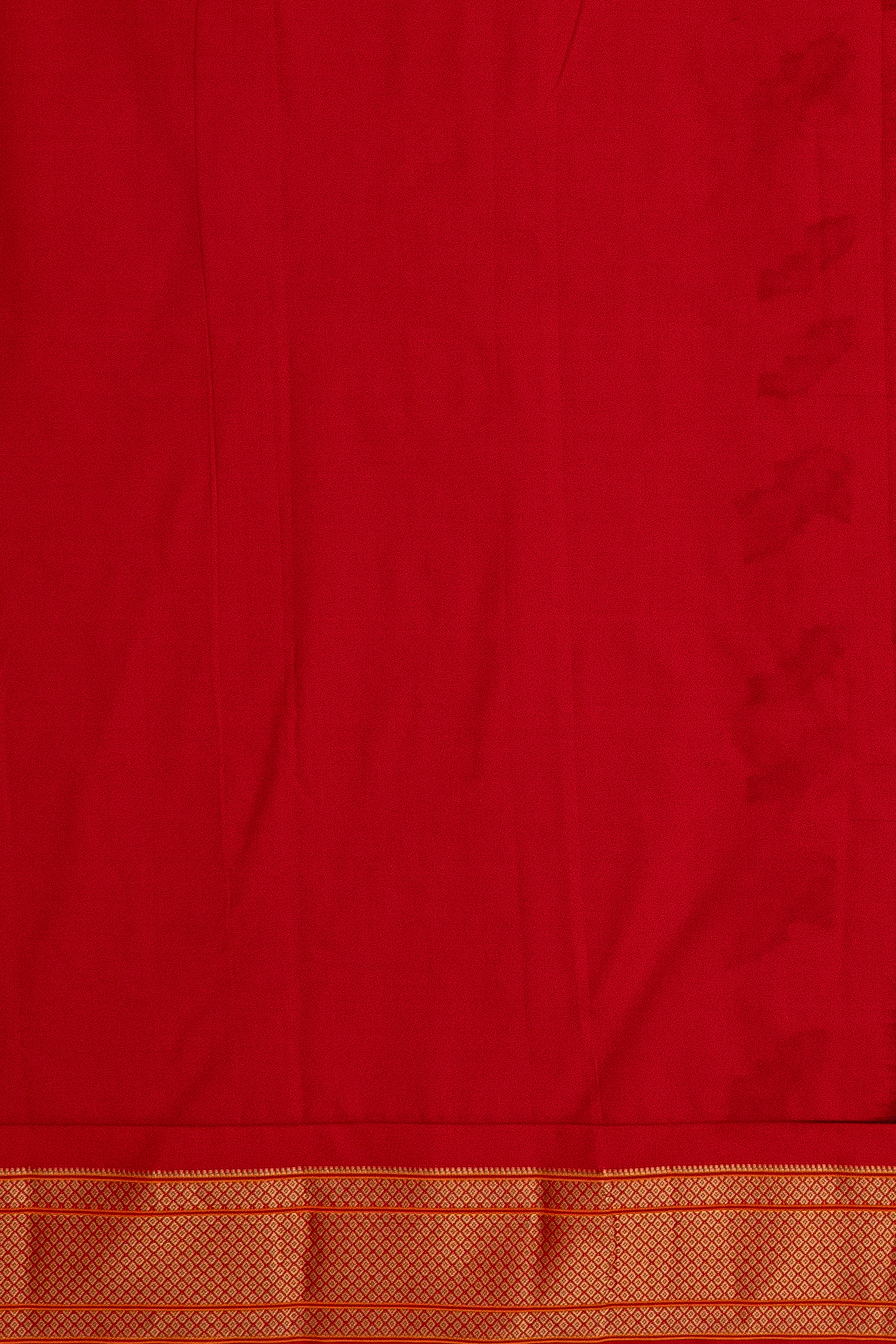 Sea Green Pure Silk Kadiyal Paithani Saree with contrast Red Chattai border and Peacock motifs