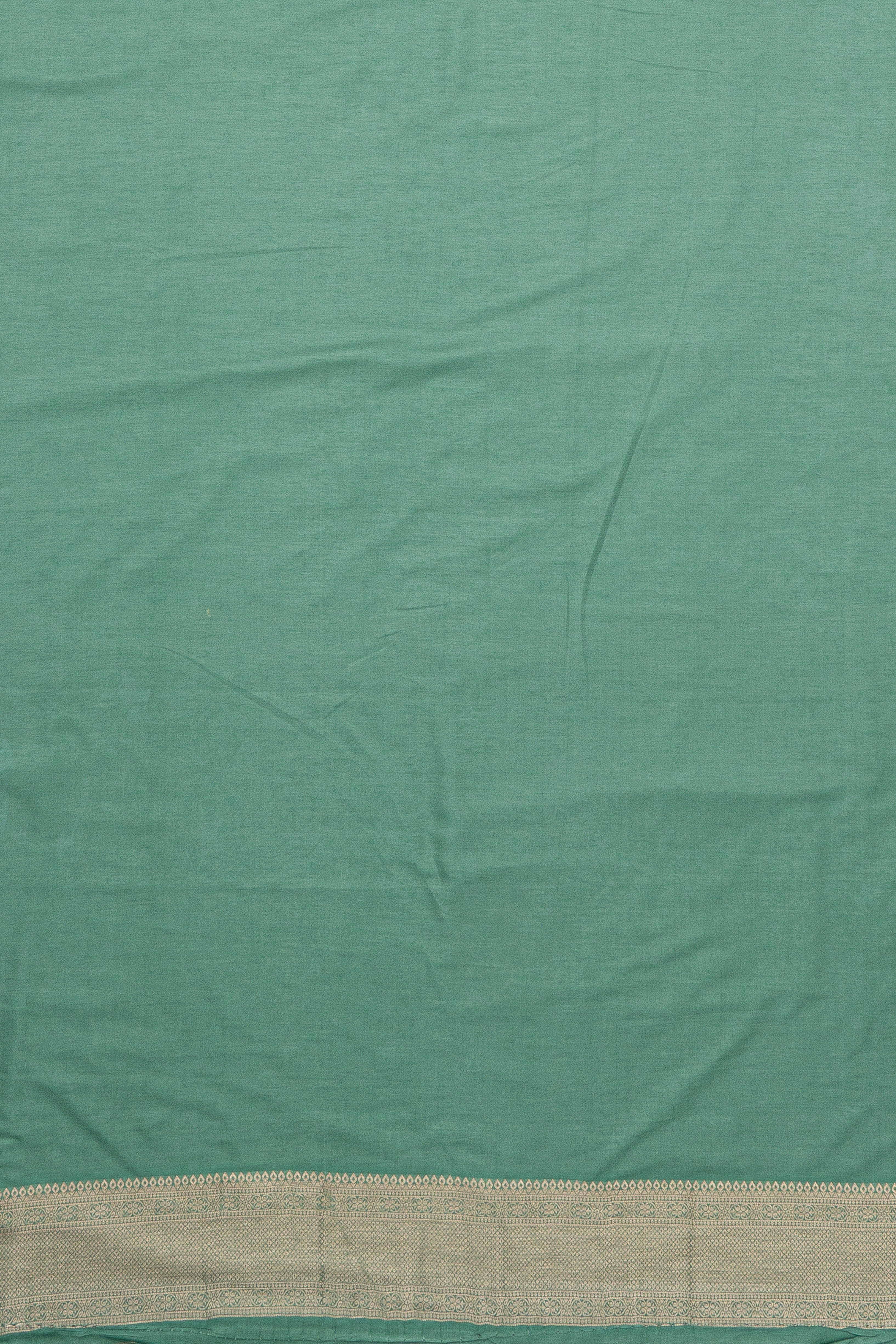 Pastel Green Katan Silk Saree with Leheriya Zariwork and Soft Silk border