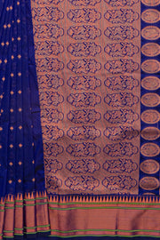Deep Purple Apurva Silk Paithani Saree with Chattai border