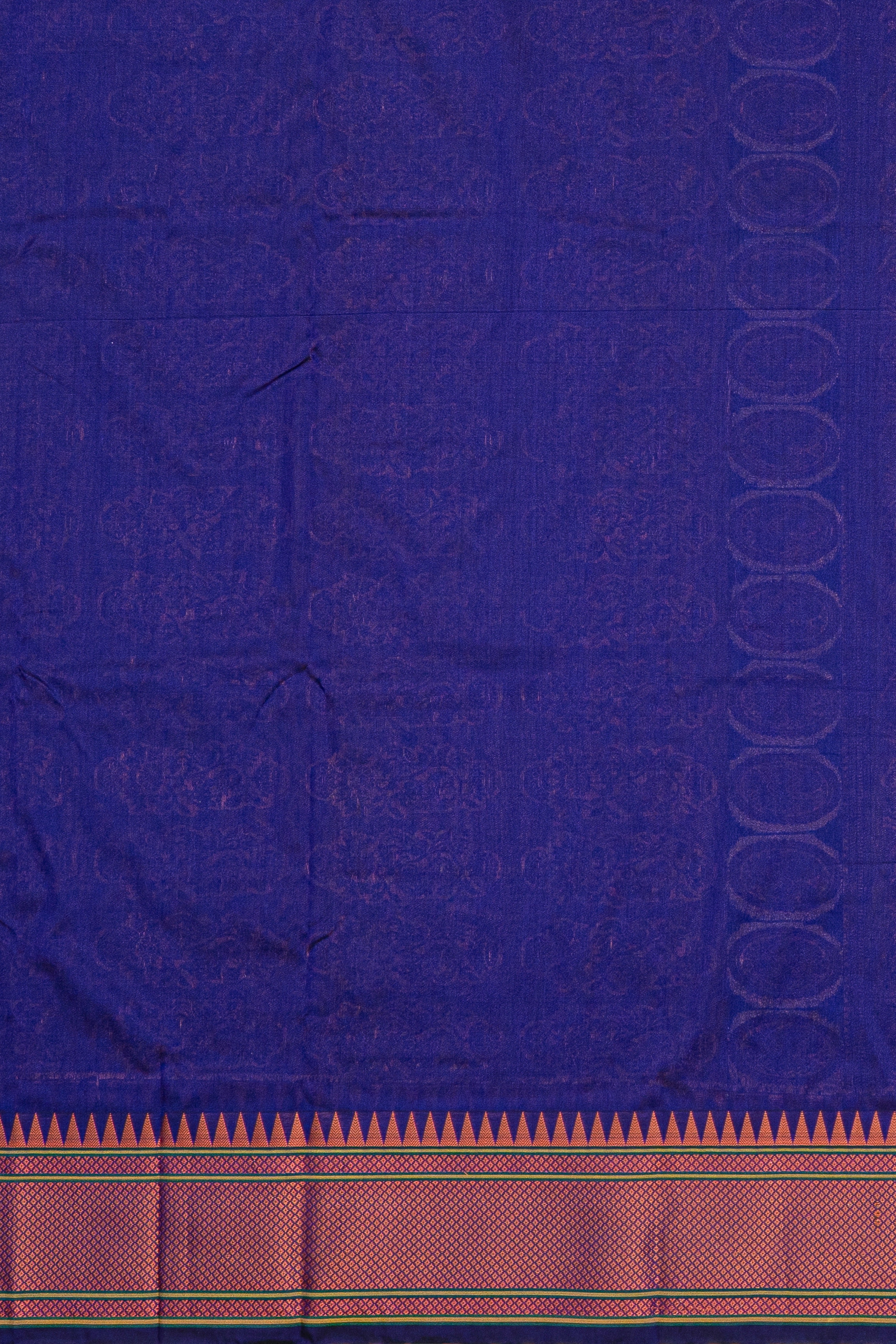 Deep Purple Apurva Silk Paithani Saree with Chattai border