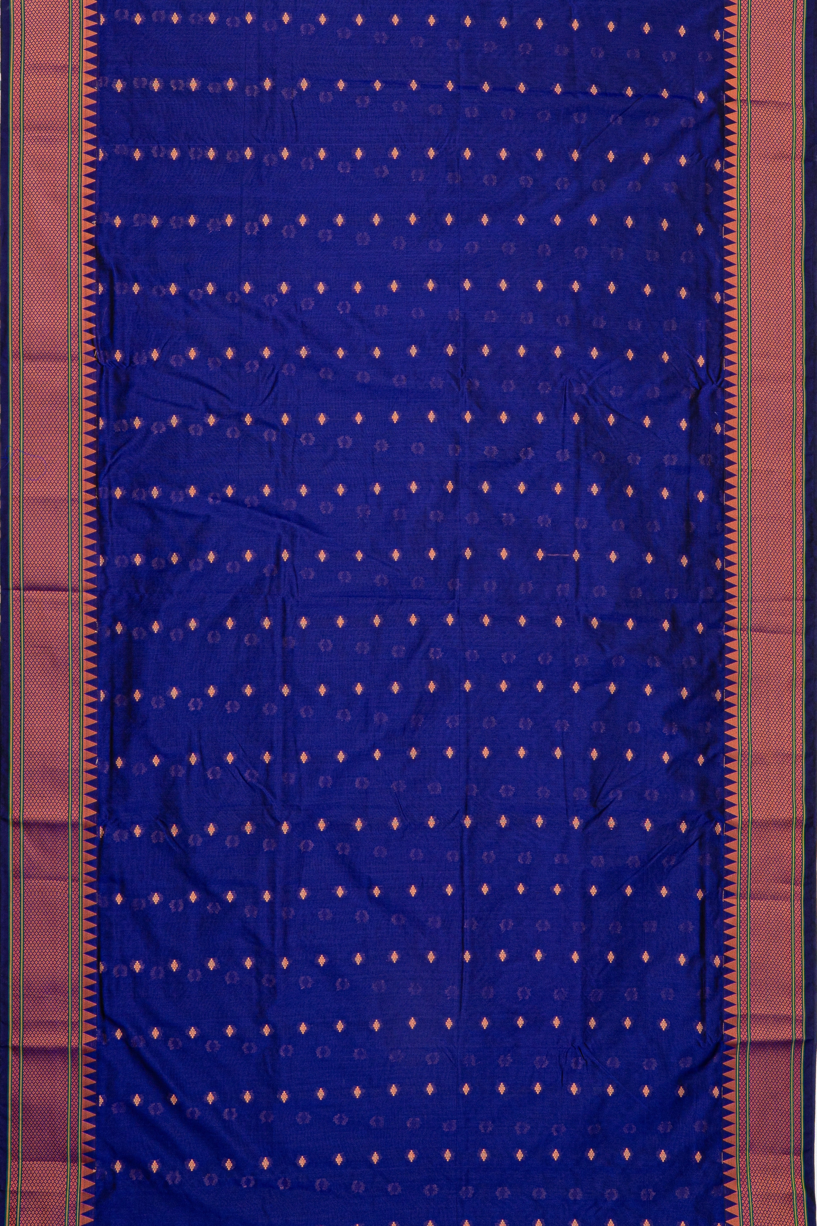 Deep Purple Apurva Silk Paithani Saree with Chattai border