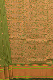 Henna Green Apurva Silk Paithani Saree with Chattai border