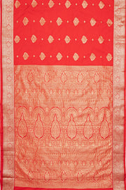 Red Apurva Silk Kanjivaram Saree