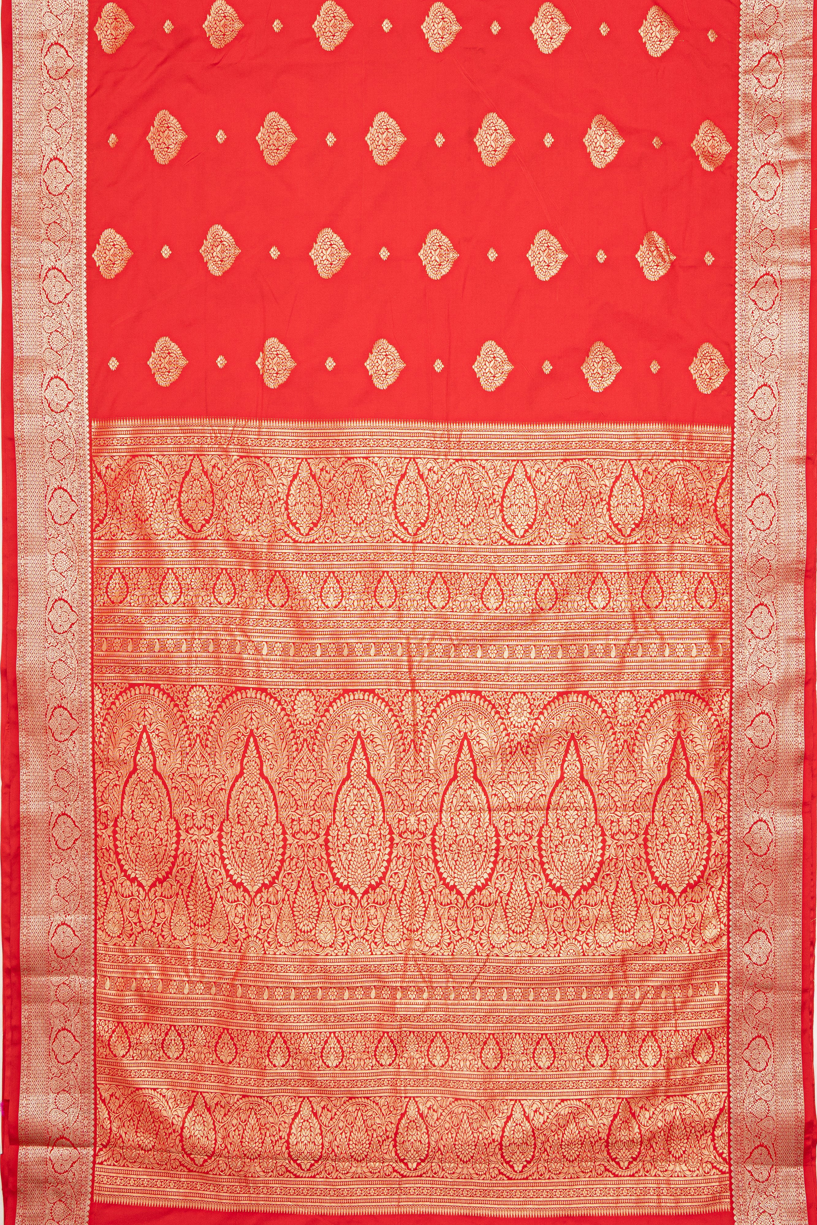 Red Apurva Silk Kanjivaram Saree