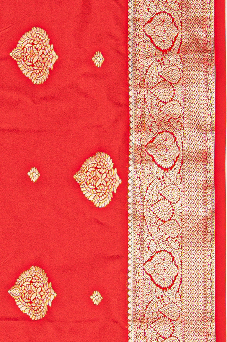 Red Apurva Silk Kanjivaram Saree