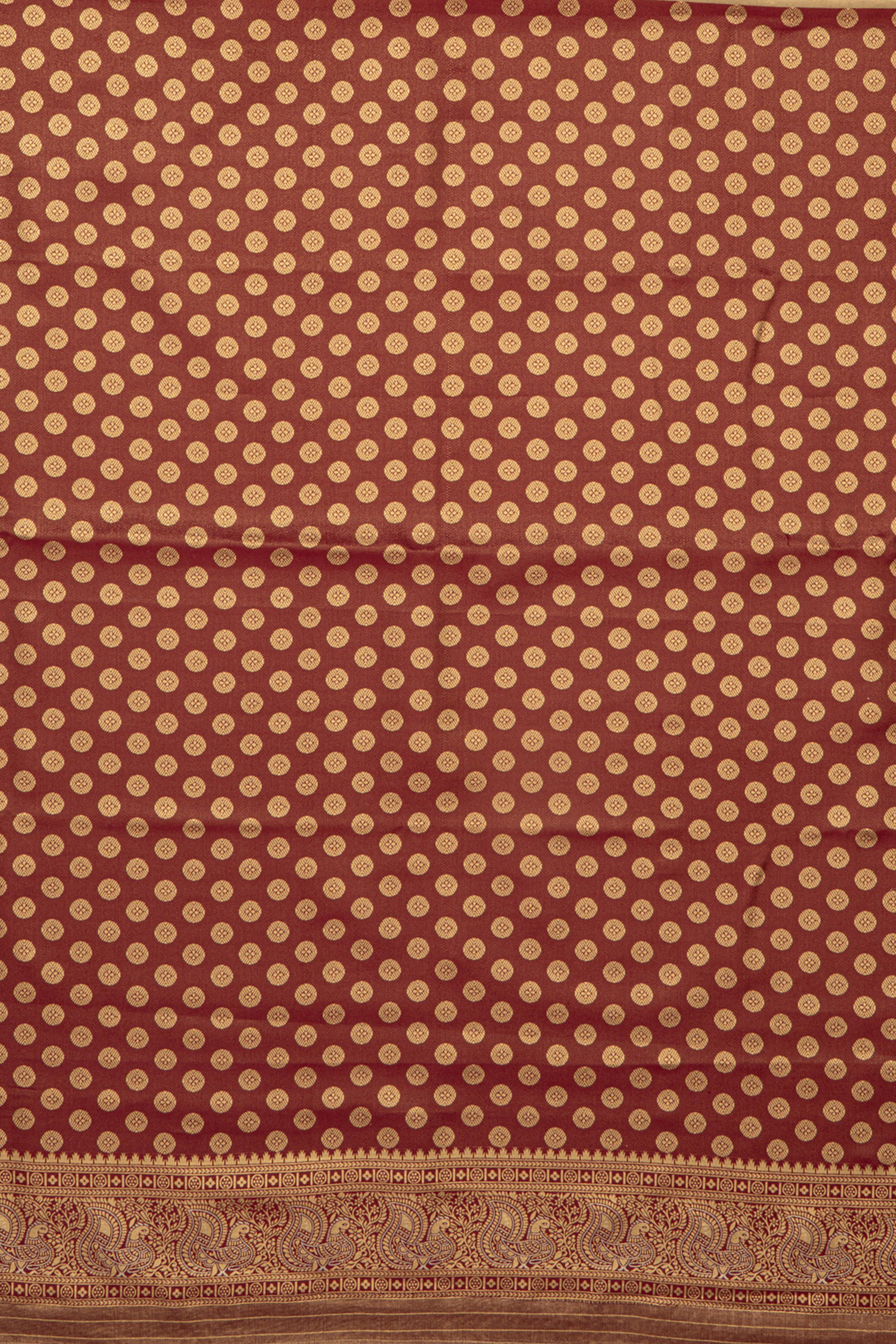 Gold Tissue Silk Kanjivaram Brocade Saree