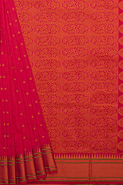 Rose Apurva Silk Paithani Saree with Chattai border