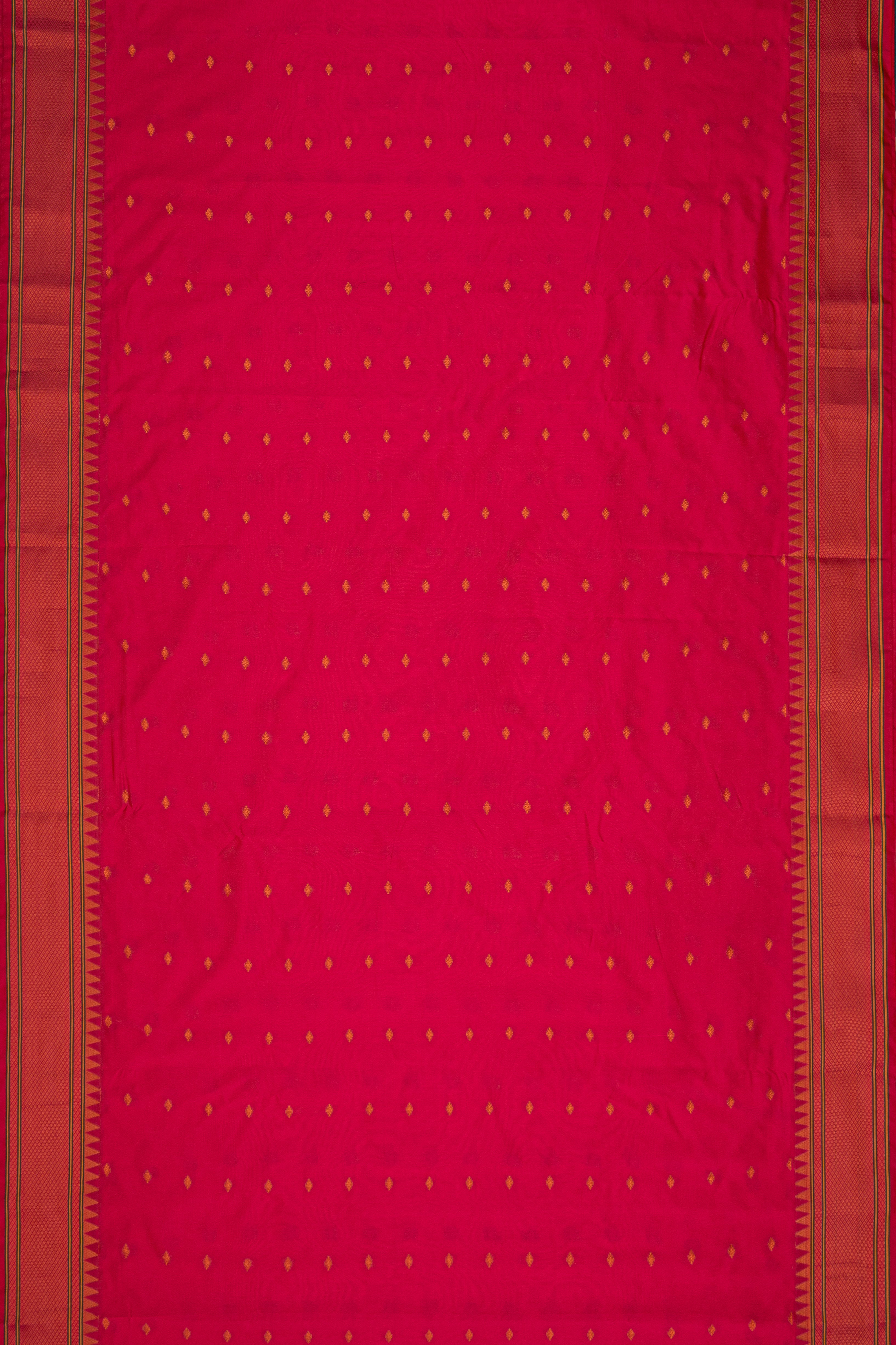 Rose Apurva Silk Paithani Saree with Chattai border