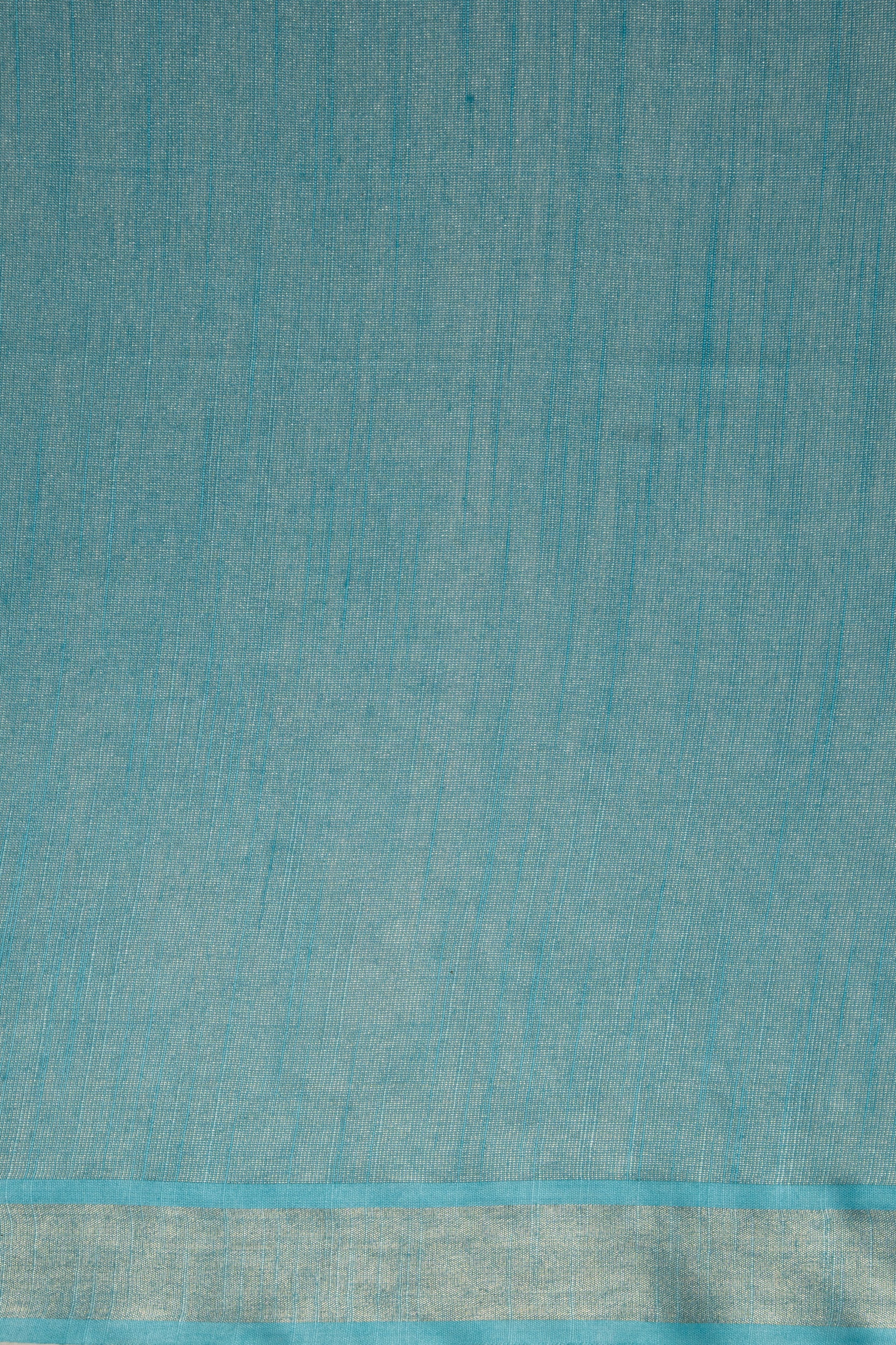 Baby Blue And Beige Tussar Silk Saree