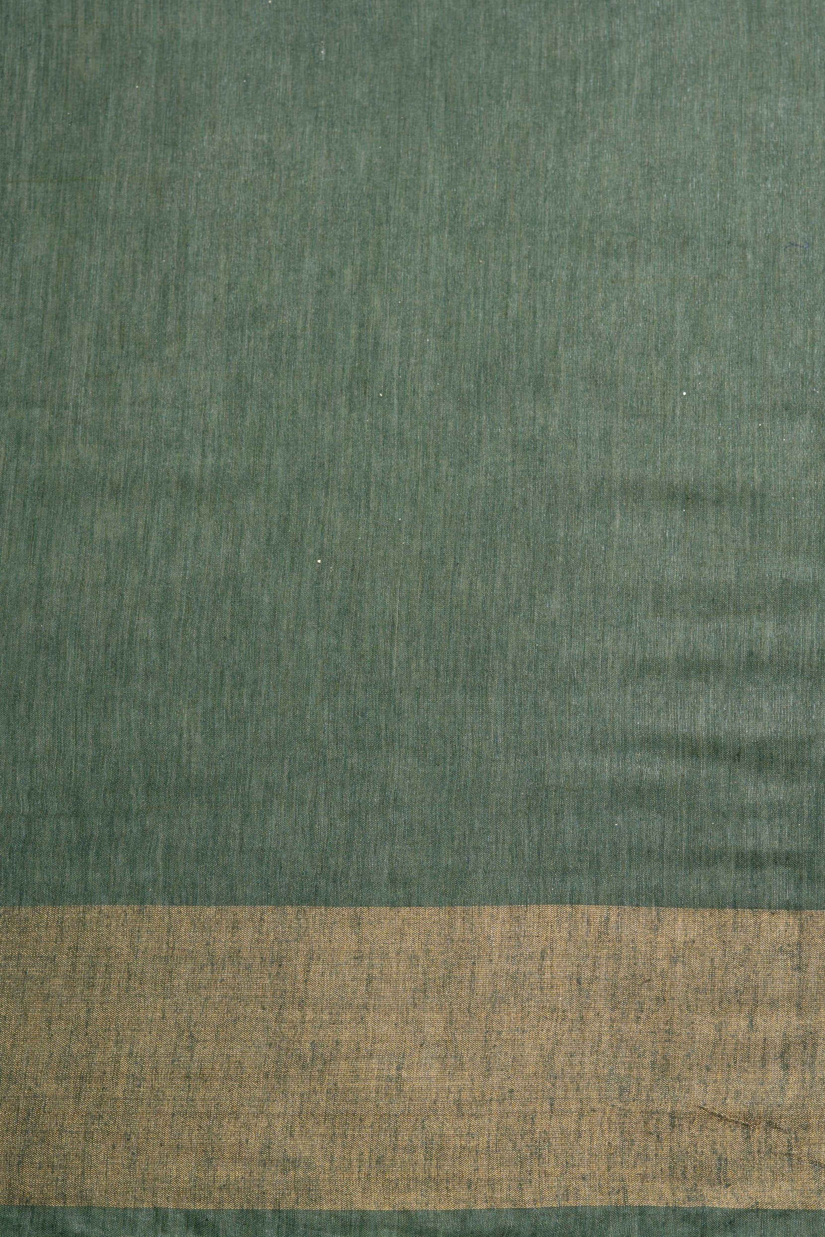Green Tussar Silk Saree With Batik Print