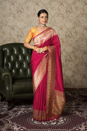 Red Soft Silk Saree