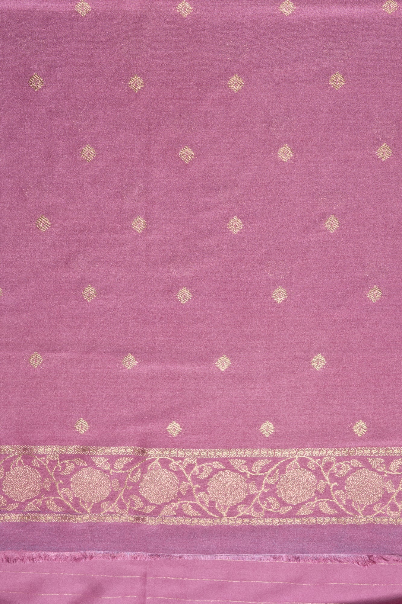 Pink Georgette Saree