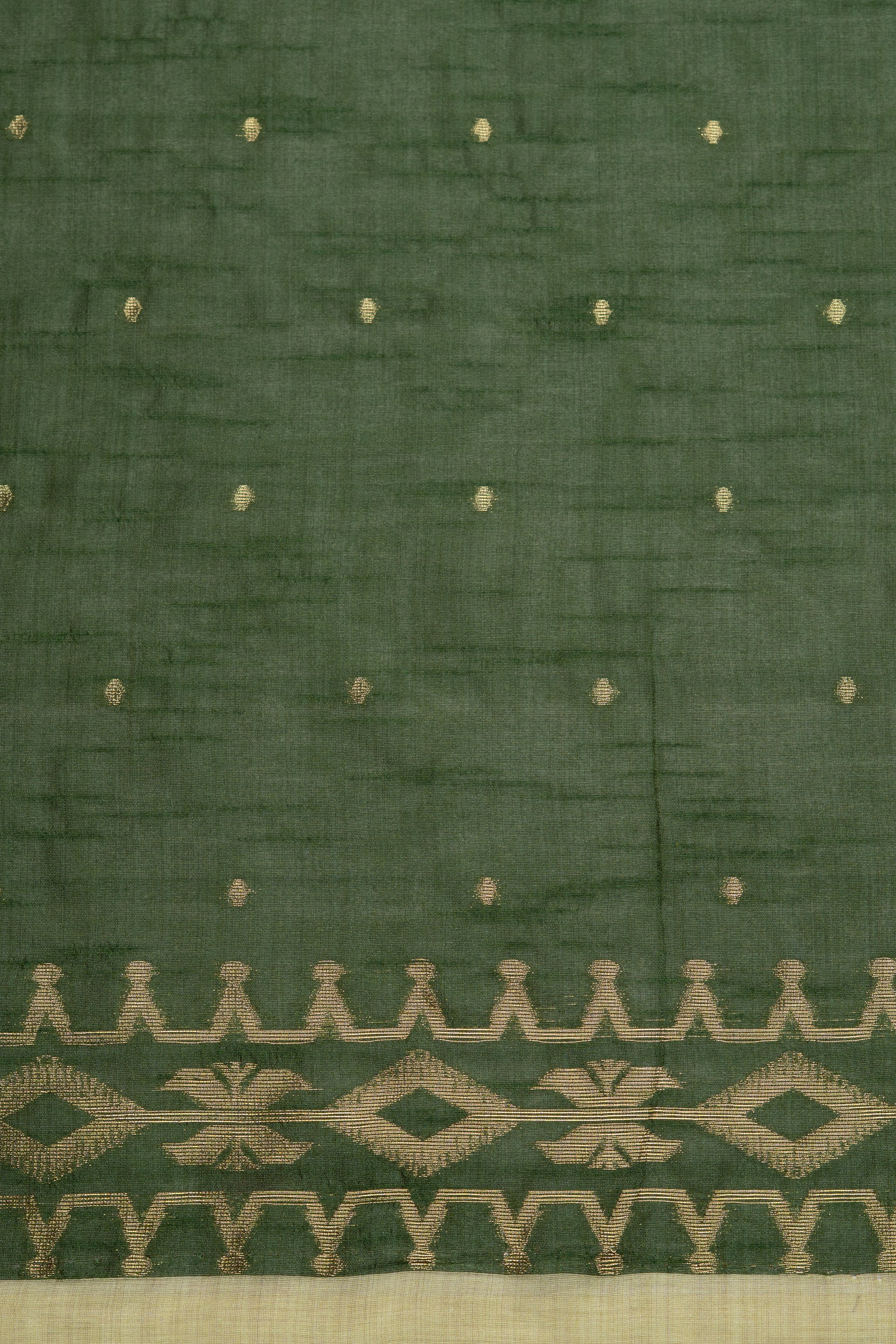Green Cotton Saree