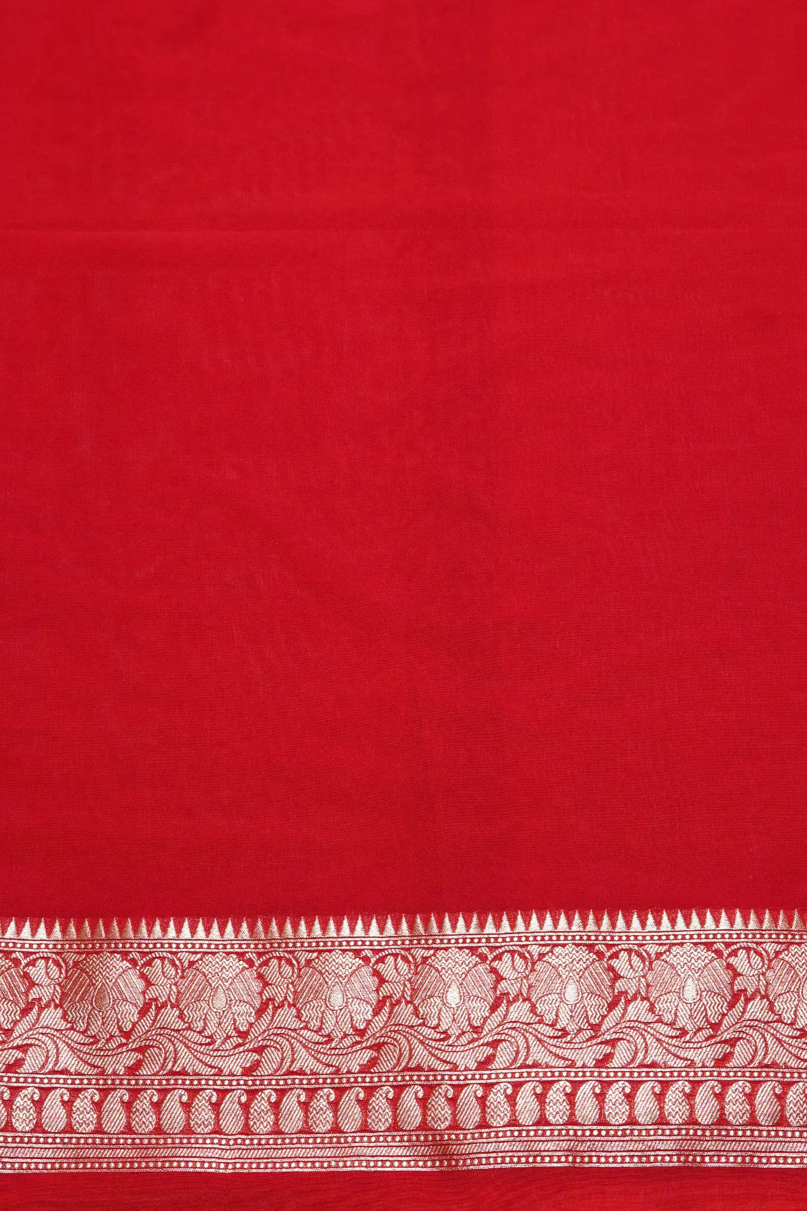 Red Katan Silk Banarasi Saree