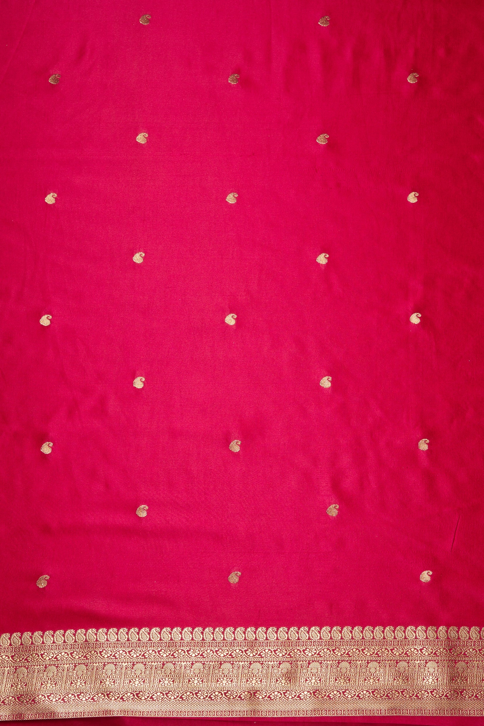 Rani Pink Soft Silk Banarasi Saree