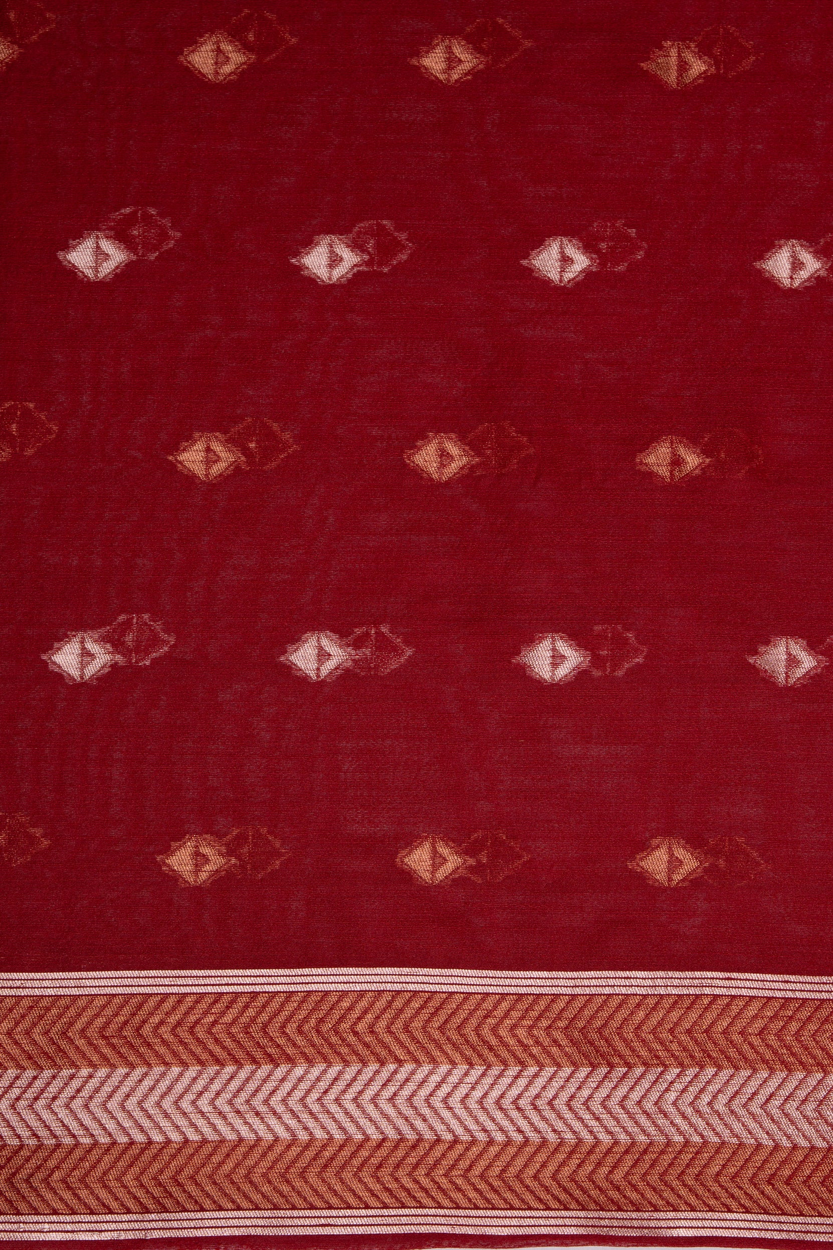Red Cotton Saree