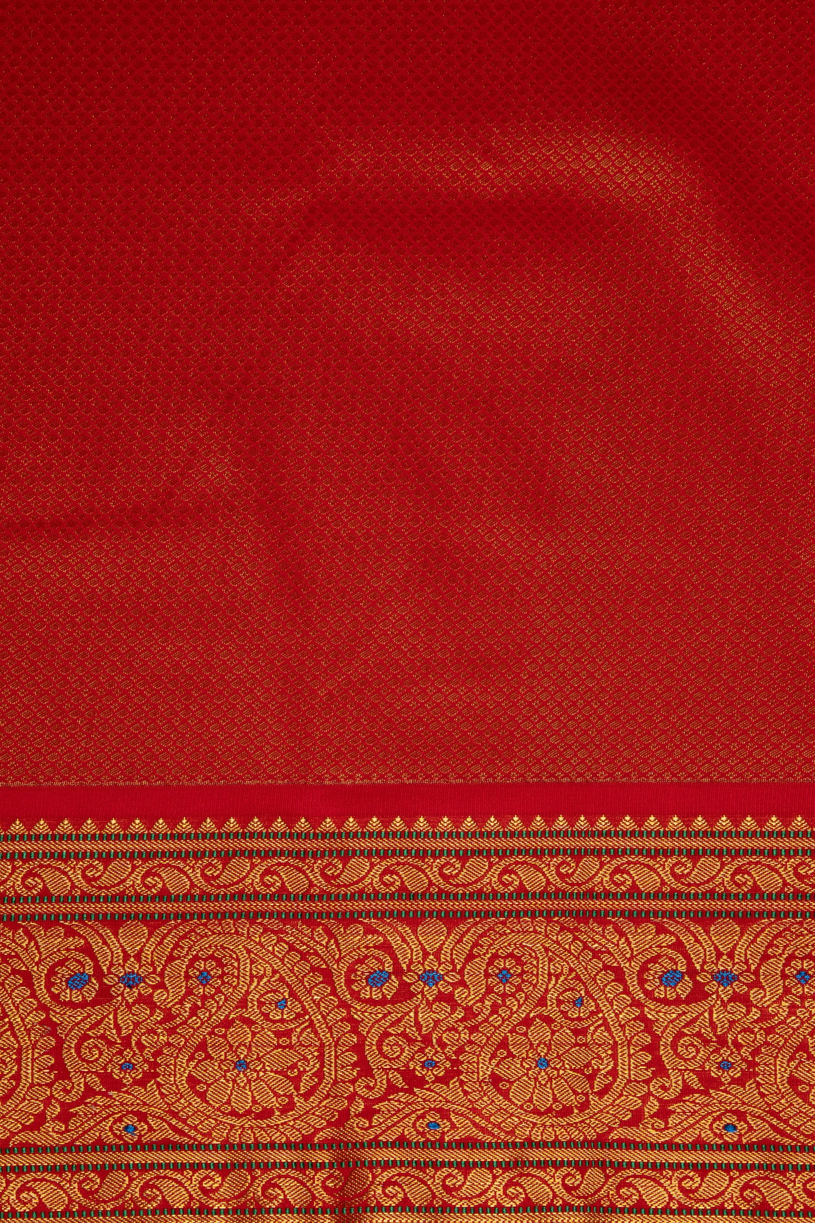 Orange Apurva Silk Paithani Saree